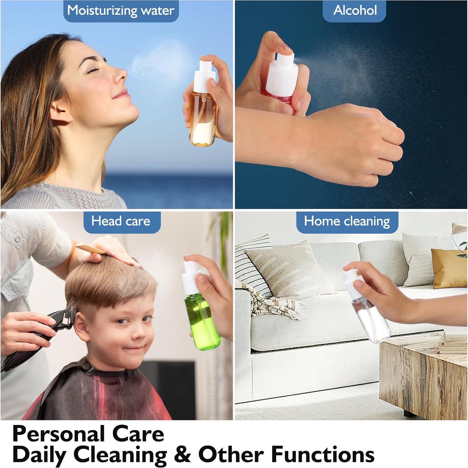 Botellas de Spray de Viaje KREMORV 40ml Reutilizables A Prueba de Fugas