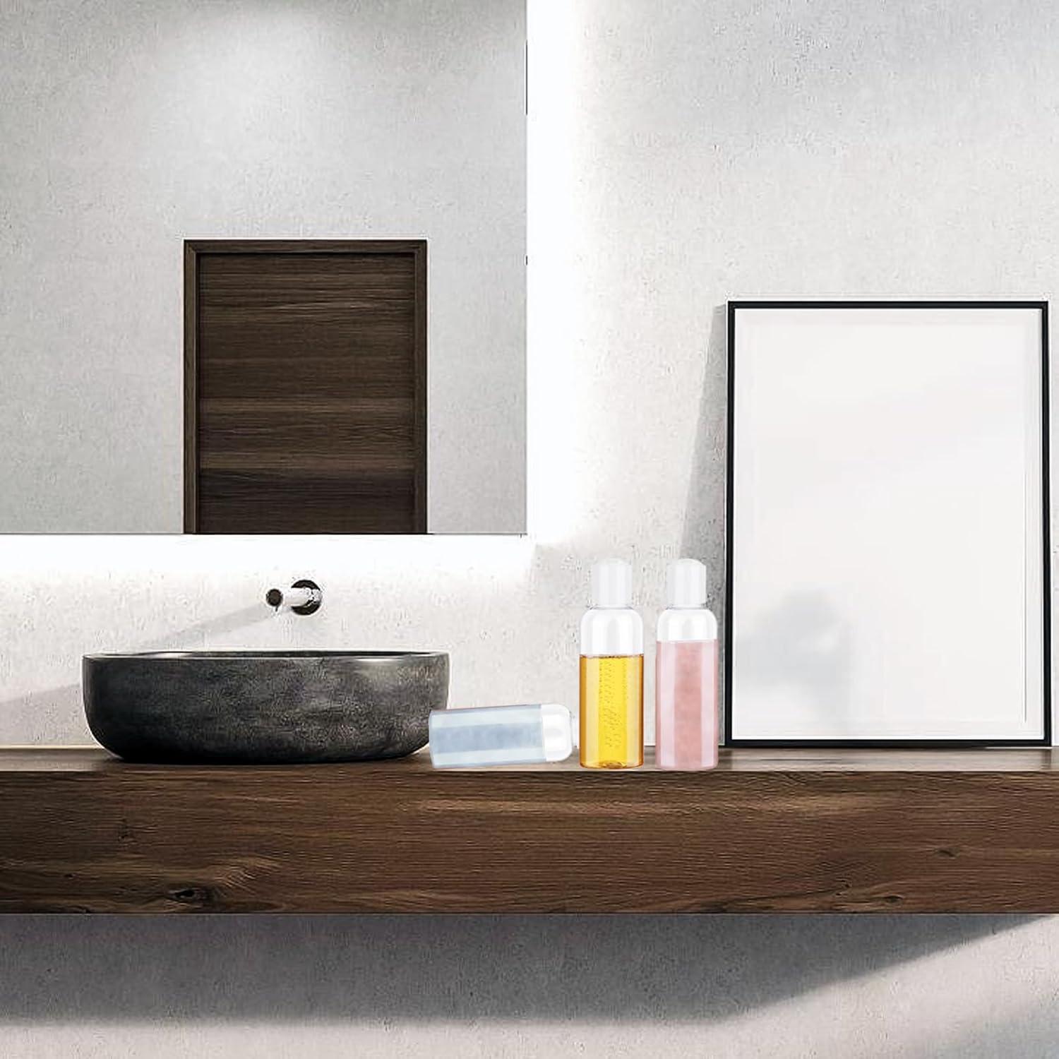 Kit de Botellas de Viaje HUIYI 100ml Aprobadas por TSA - 4 Piezas