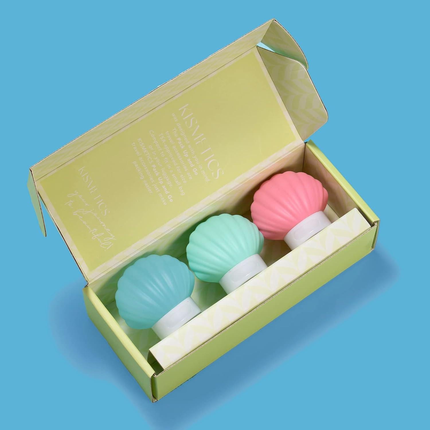 Botellas de Silicona KISMETICS 40ml a Prueba de Fugas 3pcs