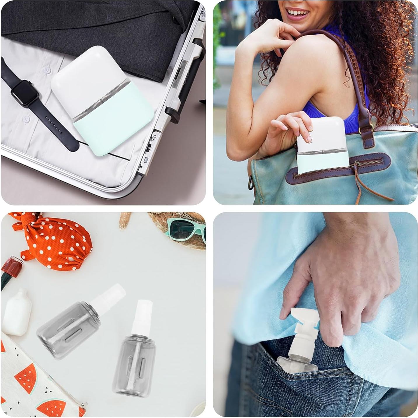 Set de Botellas de Viaje Songaa 2 en 1 Azul 100ml