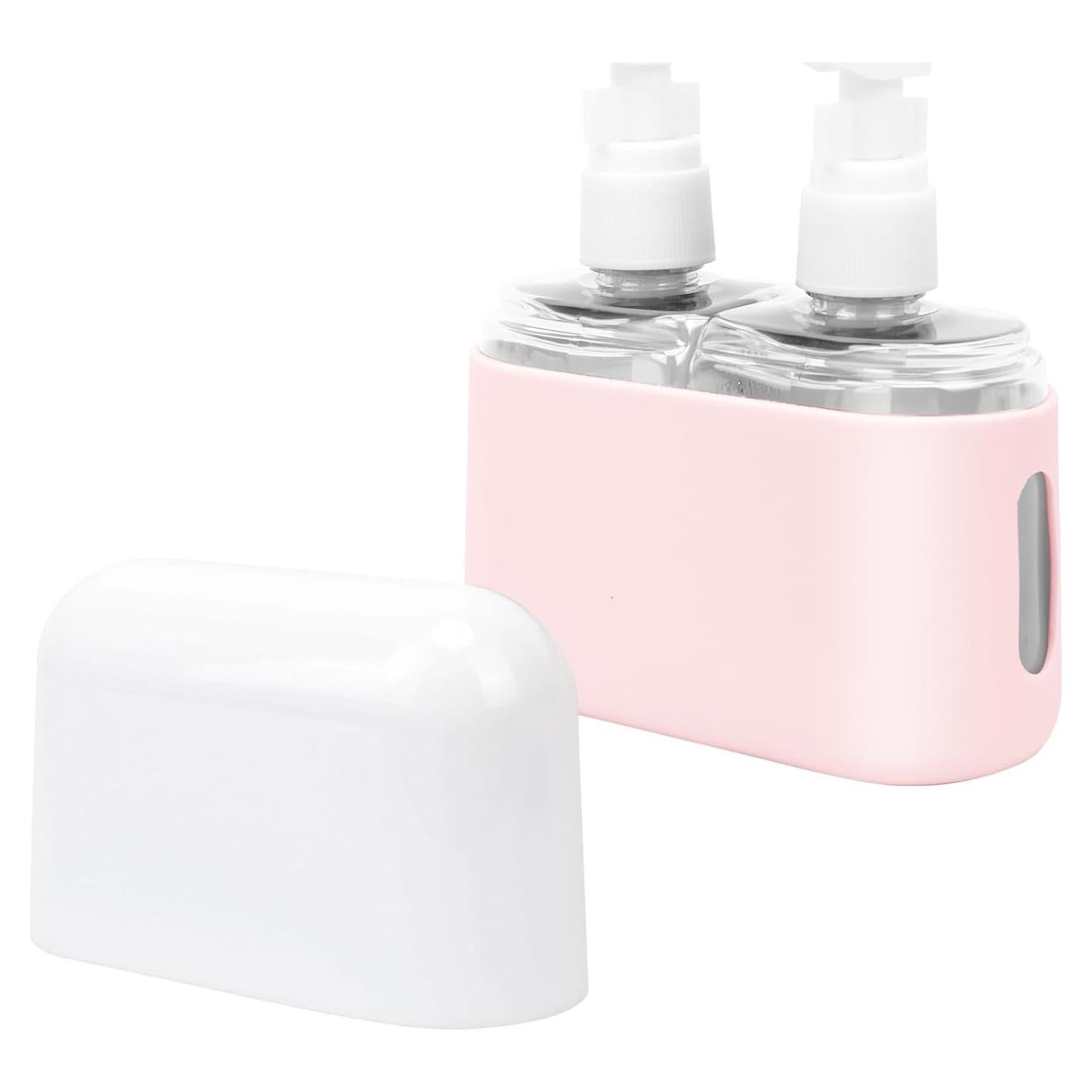 Botellas de Viaje Skycase 2 en 1 Rosa - A Prueba de Fugas