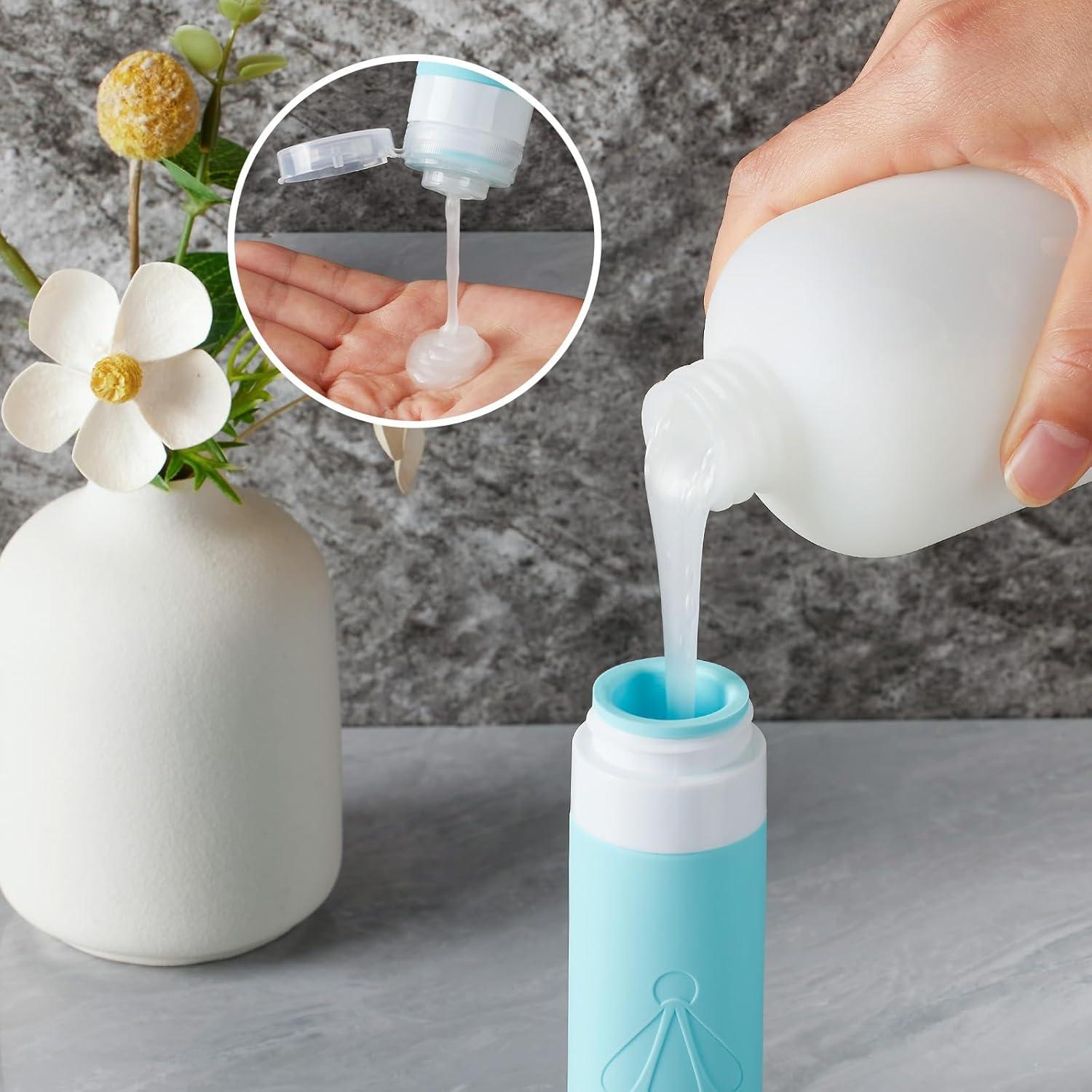 Set de Botellas de Viaje INSFIT 8 Piezas 90ml y Tarros 60ml