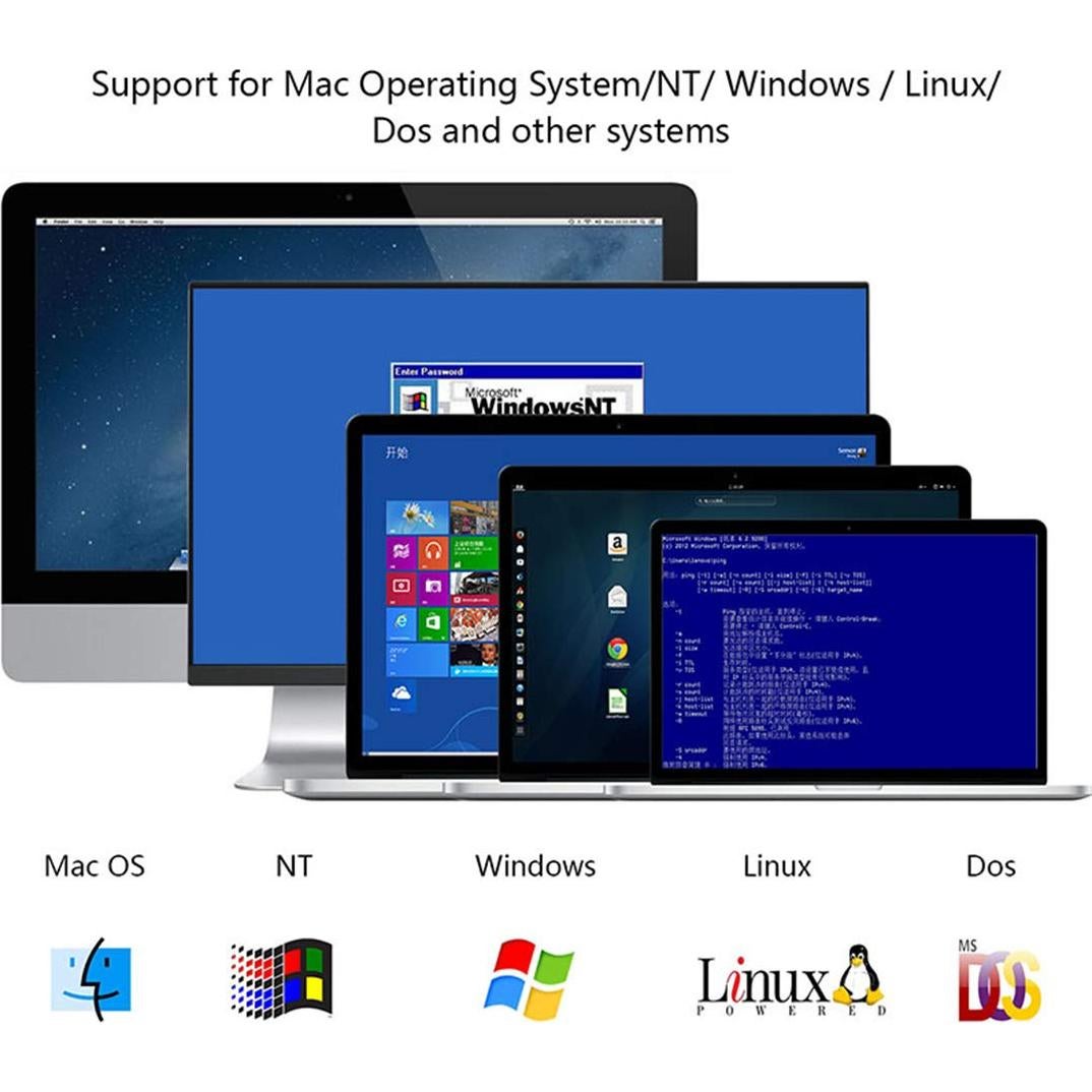Interruptor KVM JideTech 8 Puertos HDMI 4K 30Hz USB 2.0
