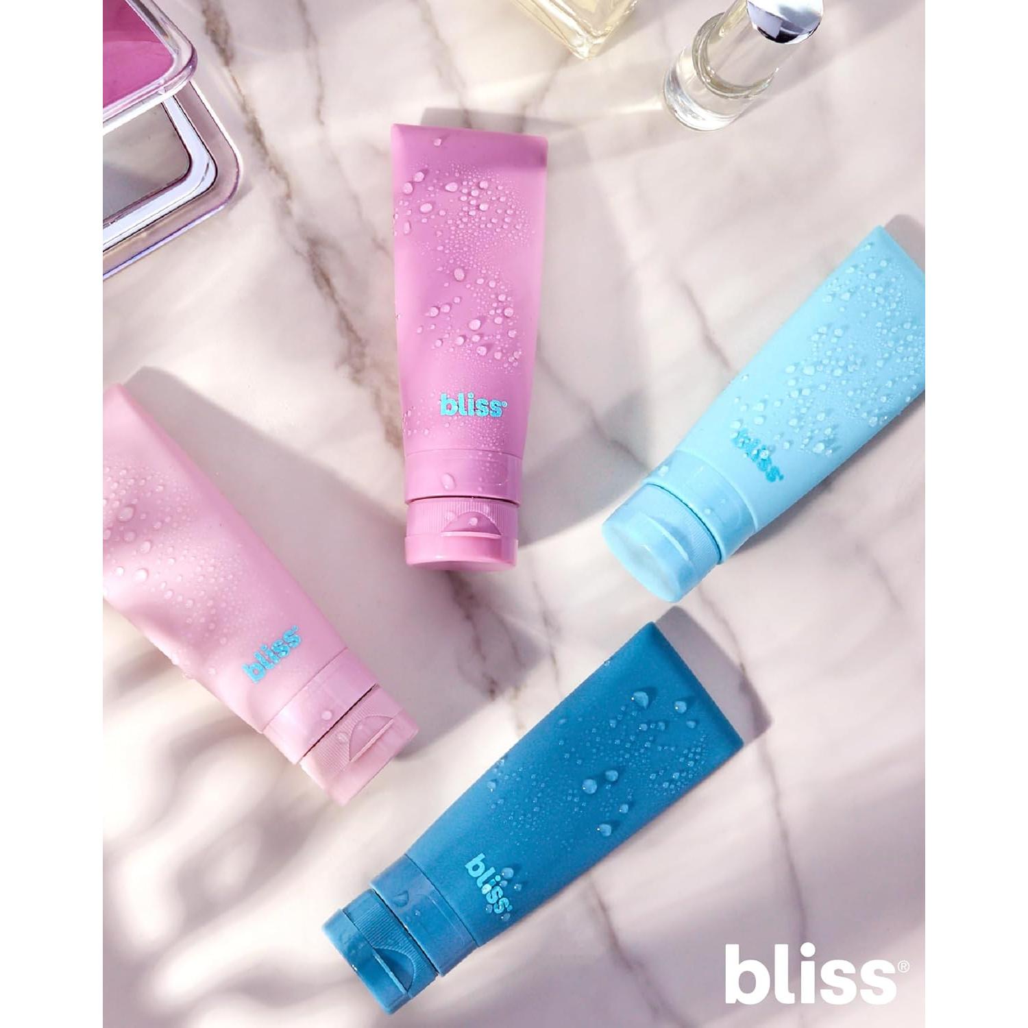 Juego de Botellas de Viaje Bliss - 4 Piezas Silicona Multicolor