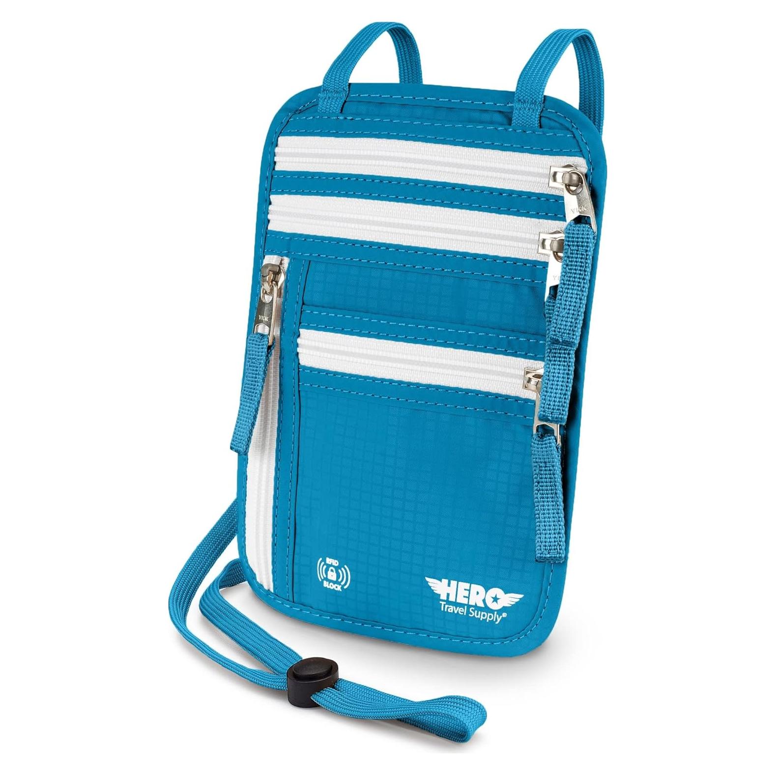 Billetera de Cuello HERO con Bloqueo RFID - Portapassaporte Unisex