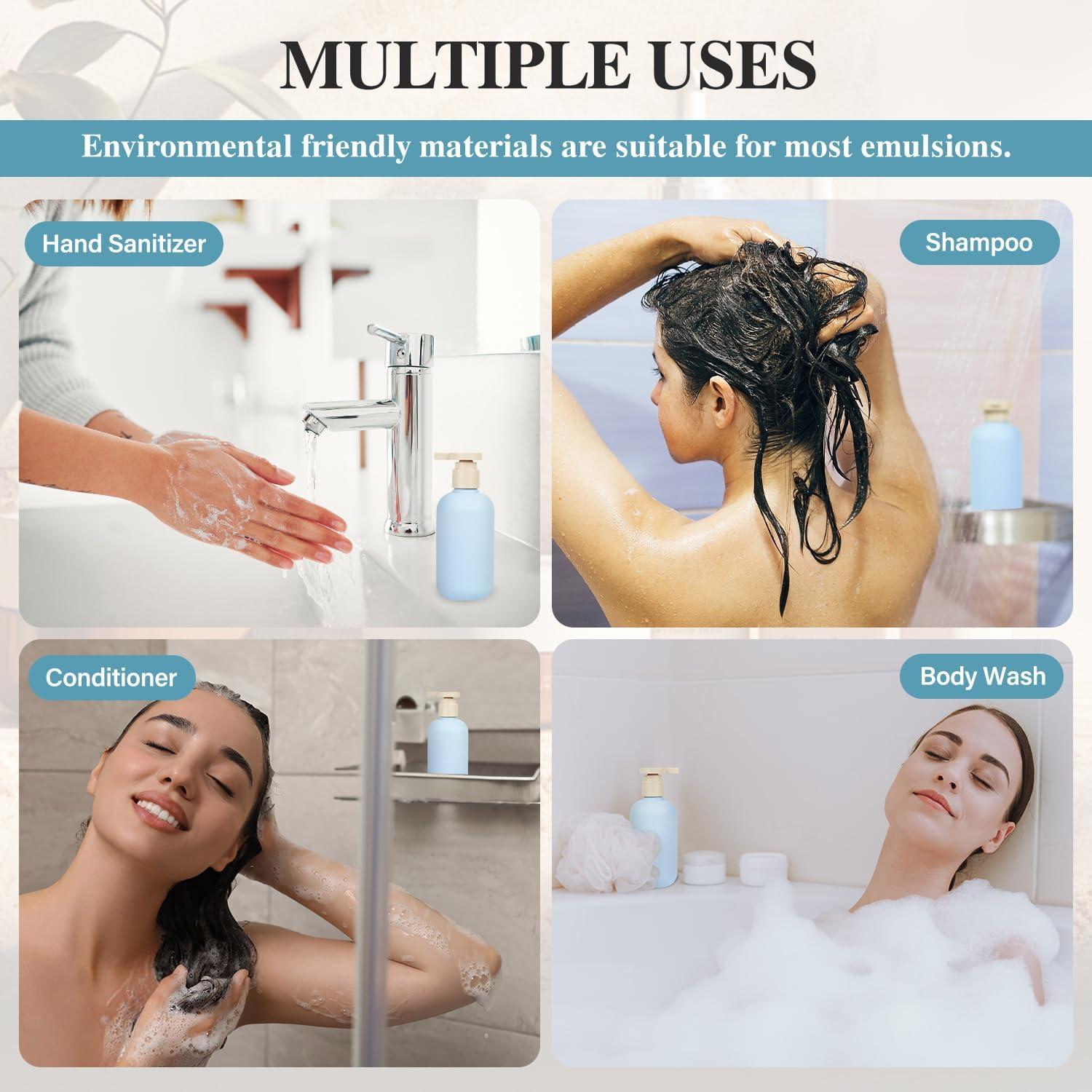 Botellas Reutilizables de Champú y Acondicionador ShanySheny 200ml