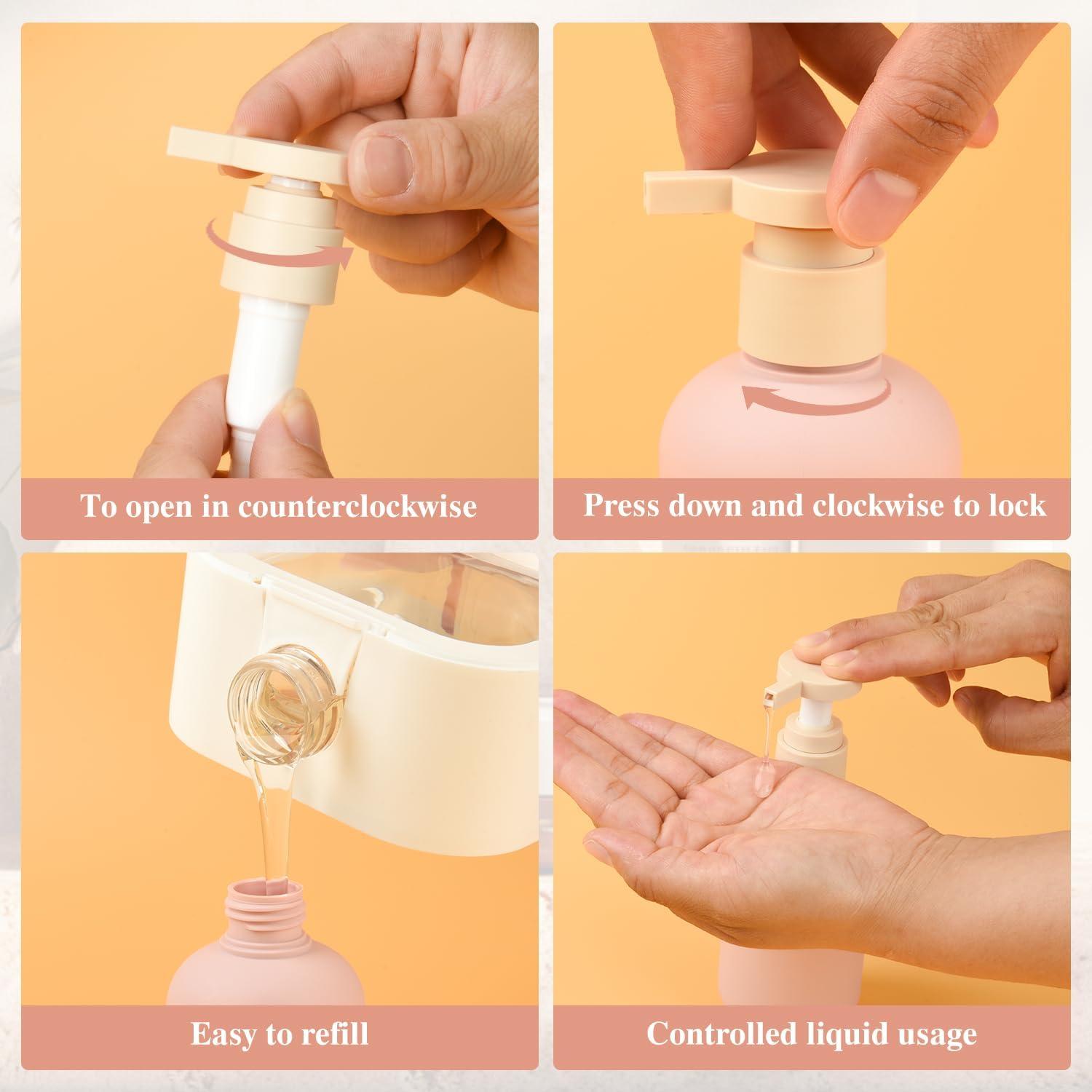 Botellas Reutilizables de Champú y Acondicionador ShanySheny 200ml