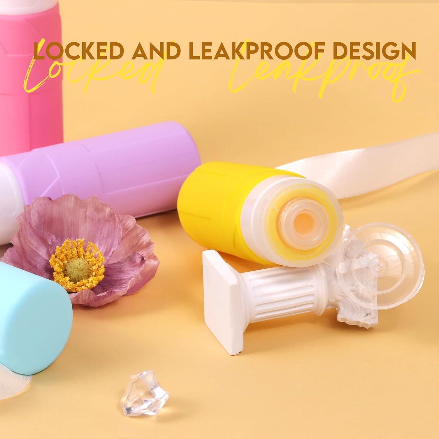 Botellas de Viaje FADVAN 3.3oz (98ml) a Prueba de Fugas