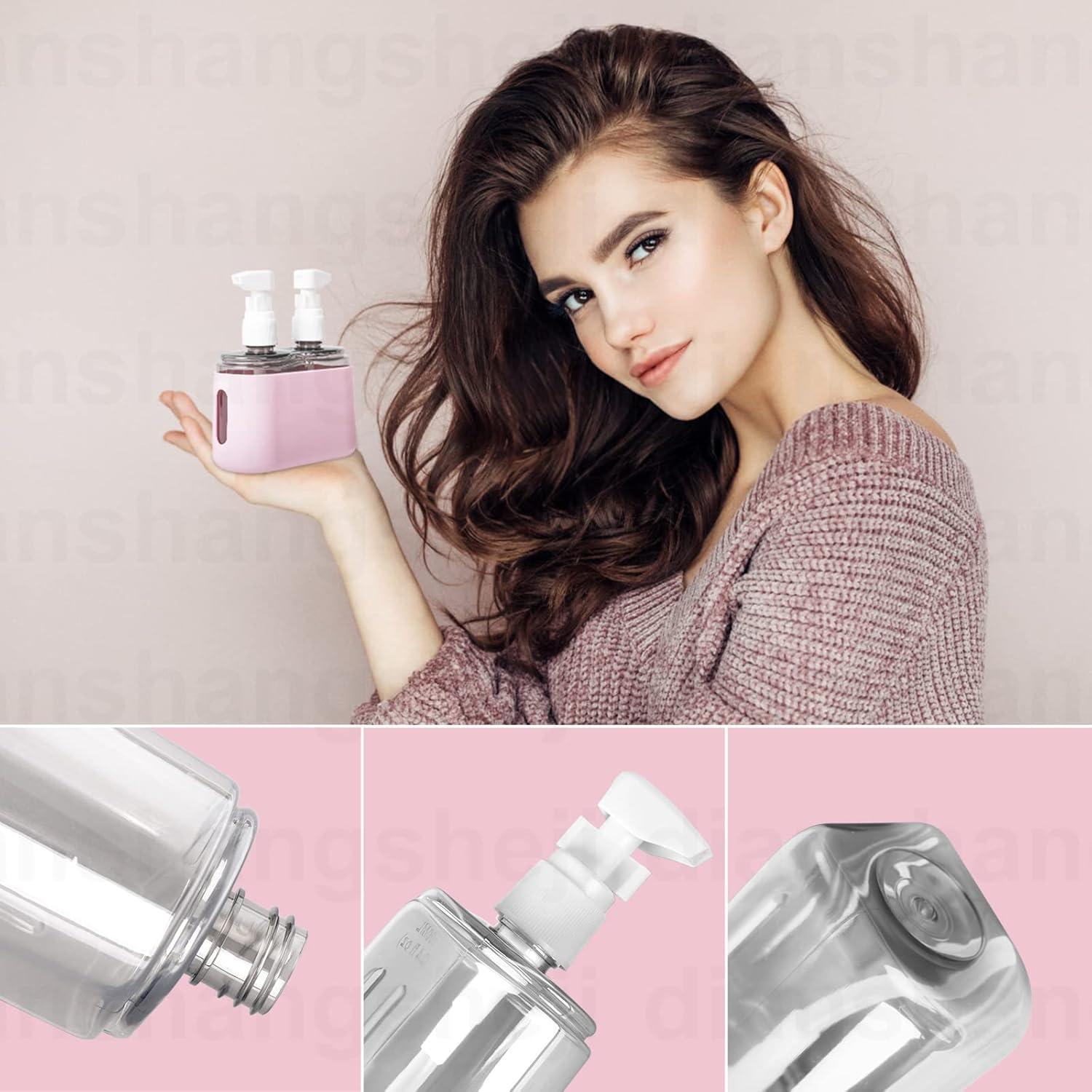 Botellas de viaje Yamadura 100ml para tocador - Rosa