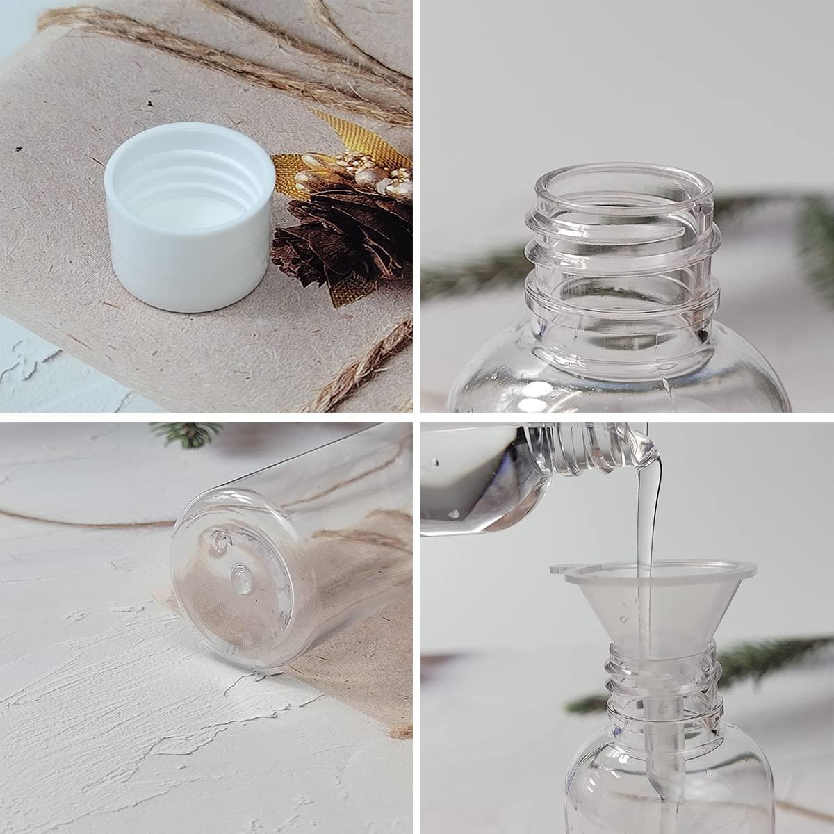 Botellas de Viaje ALIFEIA 4pcs 80ml Plástico Reutilizables