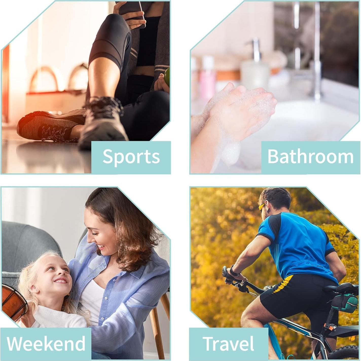 Botellas de Viaje Tekson 100ml - Contenedores Transparentes