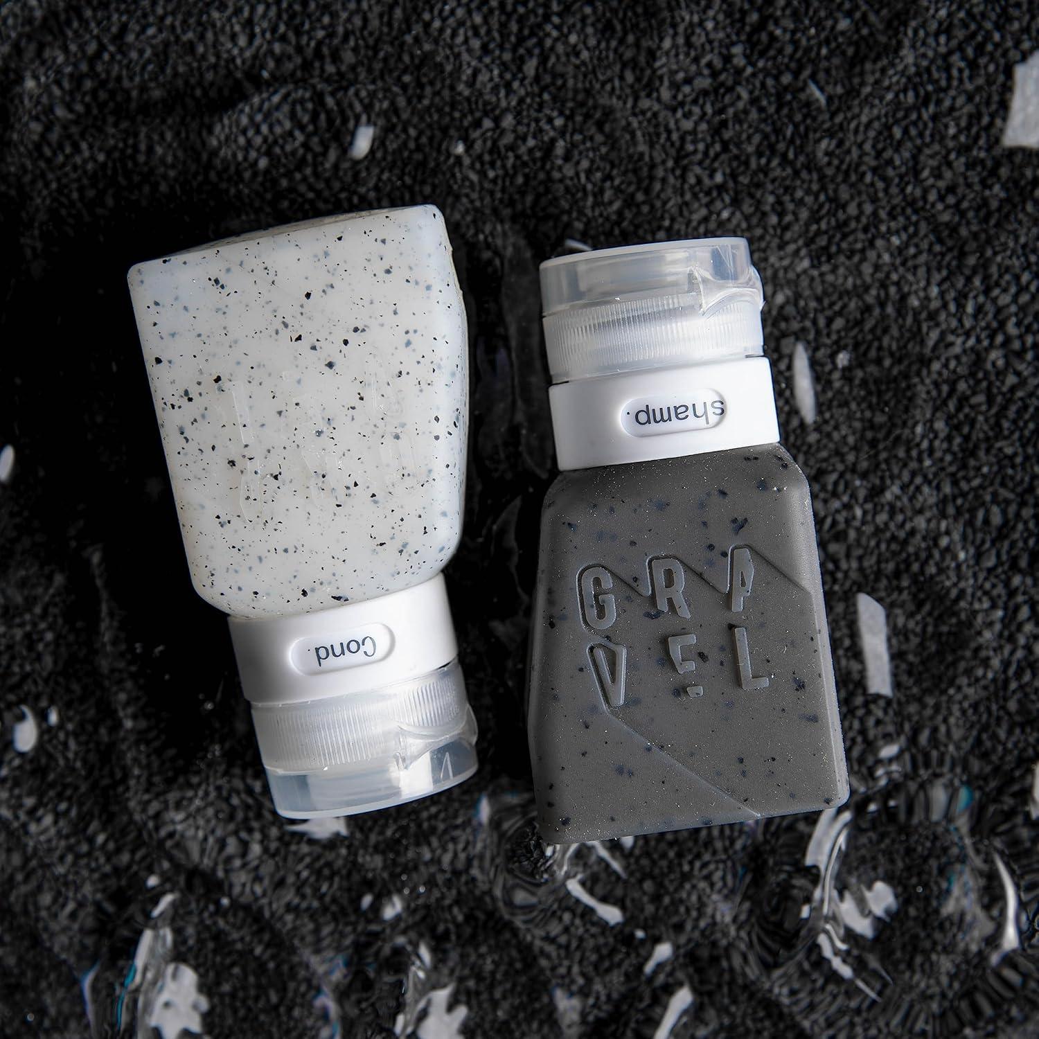 Botellas de Viaje Gravel 3oz A Prueba de Fugas - 2 Pack