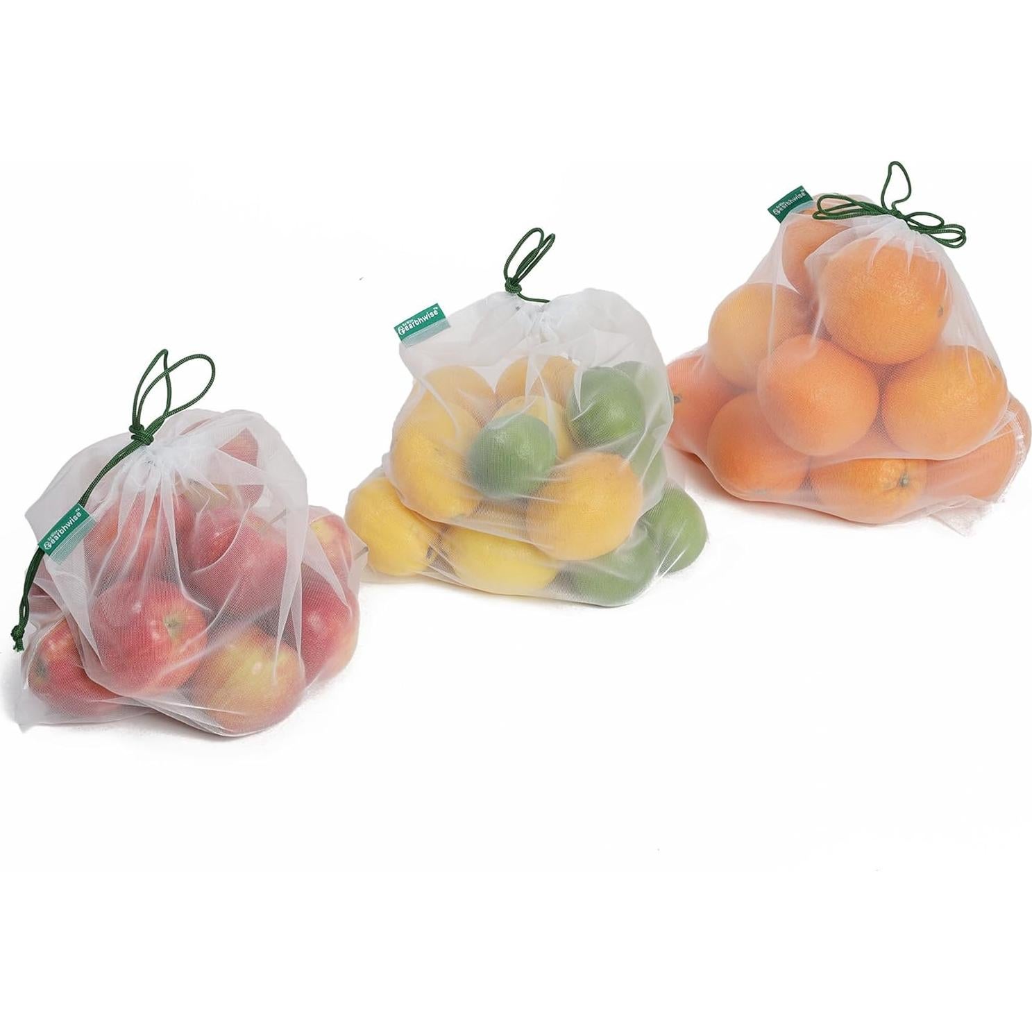Bolsas de Malla Reutilizables Earthwise - Juego de 9 Bolsas 27.94x34.29cm