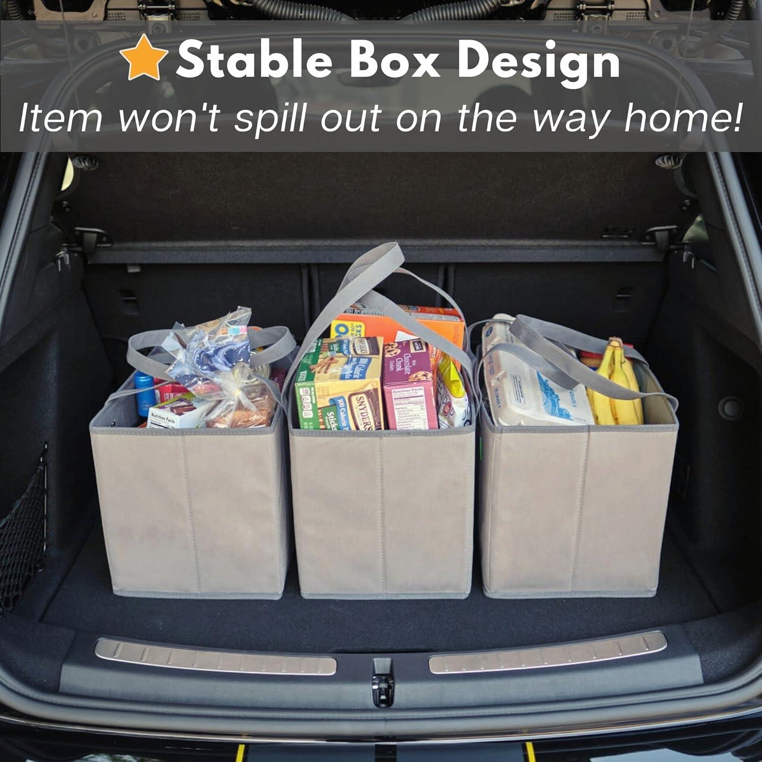 Bolsas de Compras Reutilizables CGL 3 Piezas Chevron Extra Grandes