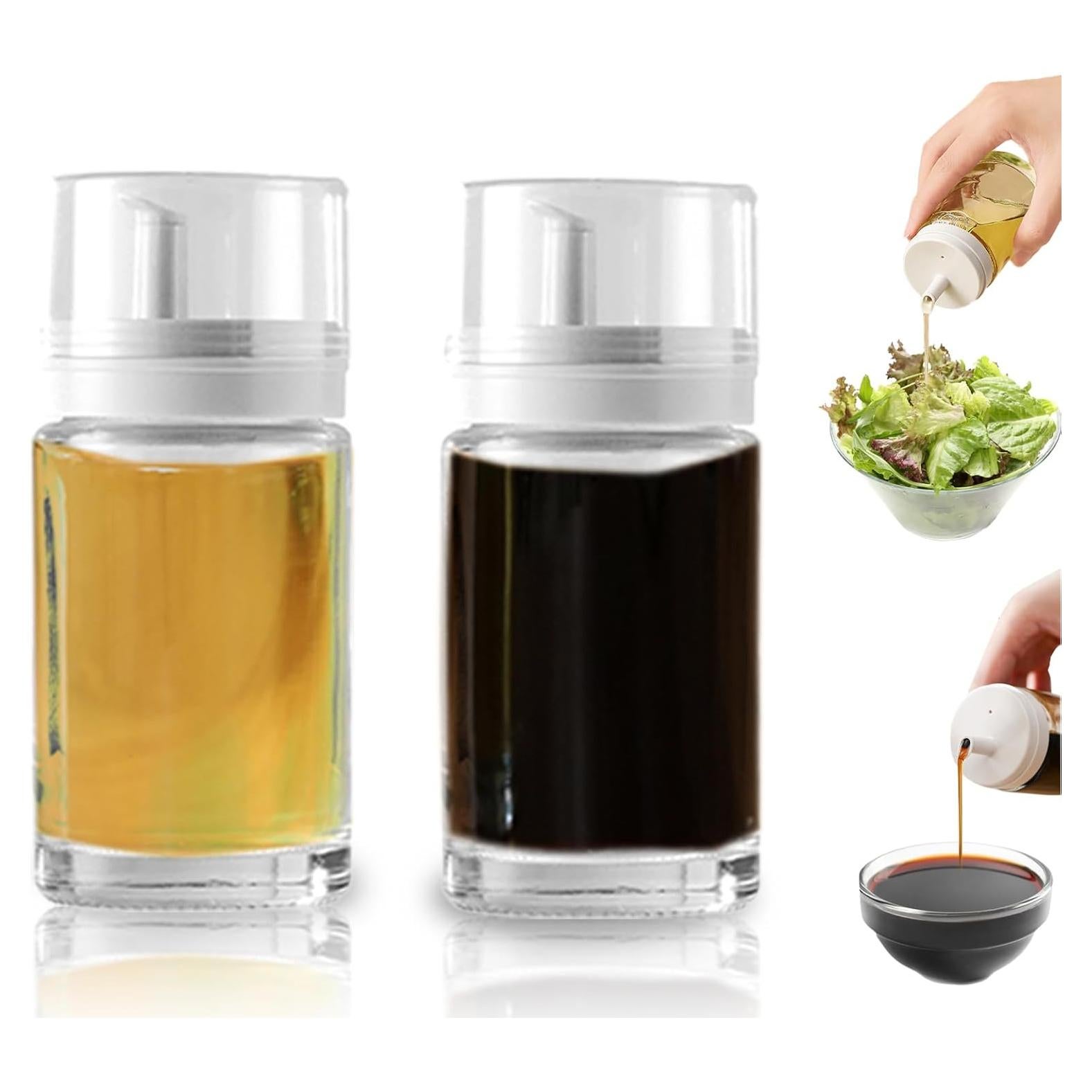 Set de 2 Botellas de Vidrio Kwude 100ml a Prueba de Fugas