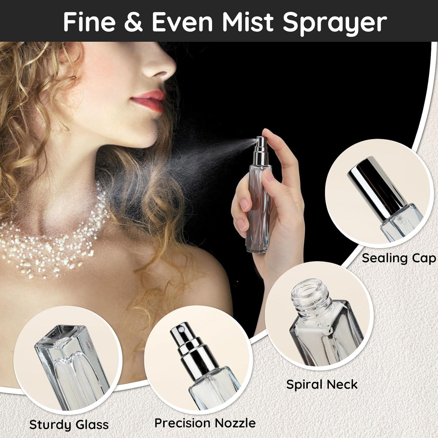 Conjunto de 5 Botellas de Perfume Segbeauty 10ML Rellenables