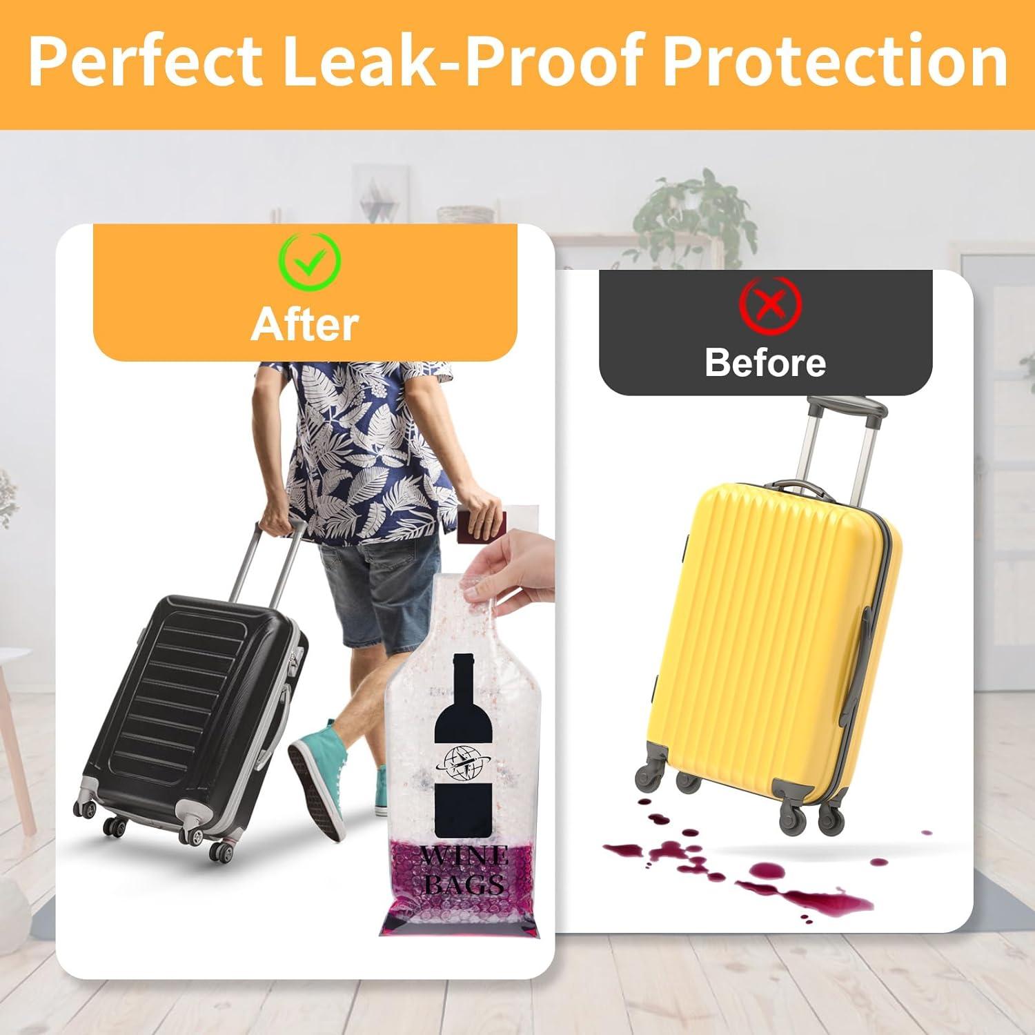 Bolsas de Vino Reutilizables COIDEA - Set de 3 a Prueba de Fugas