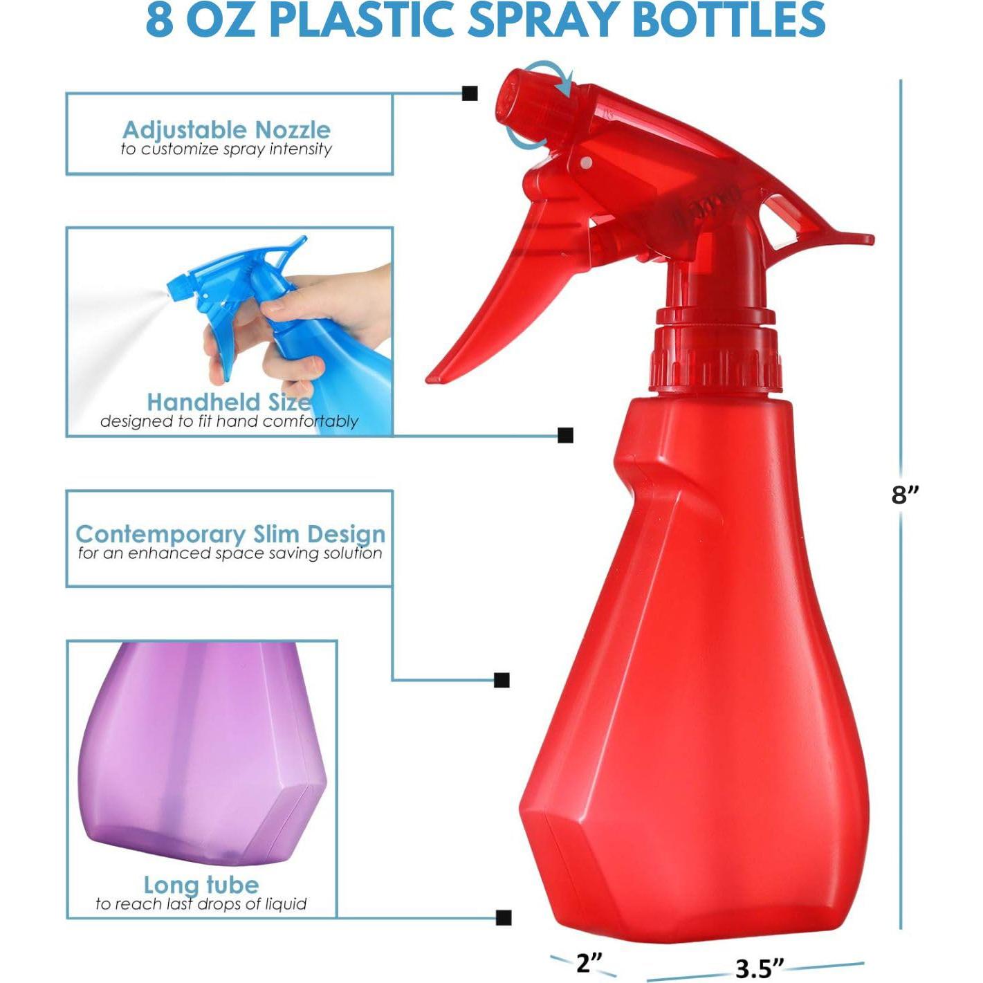 DilaBee Paquete de 4 Botellas Spray 250ml Multicolor BPA Free