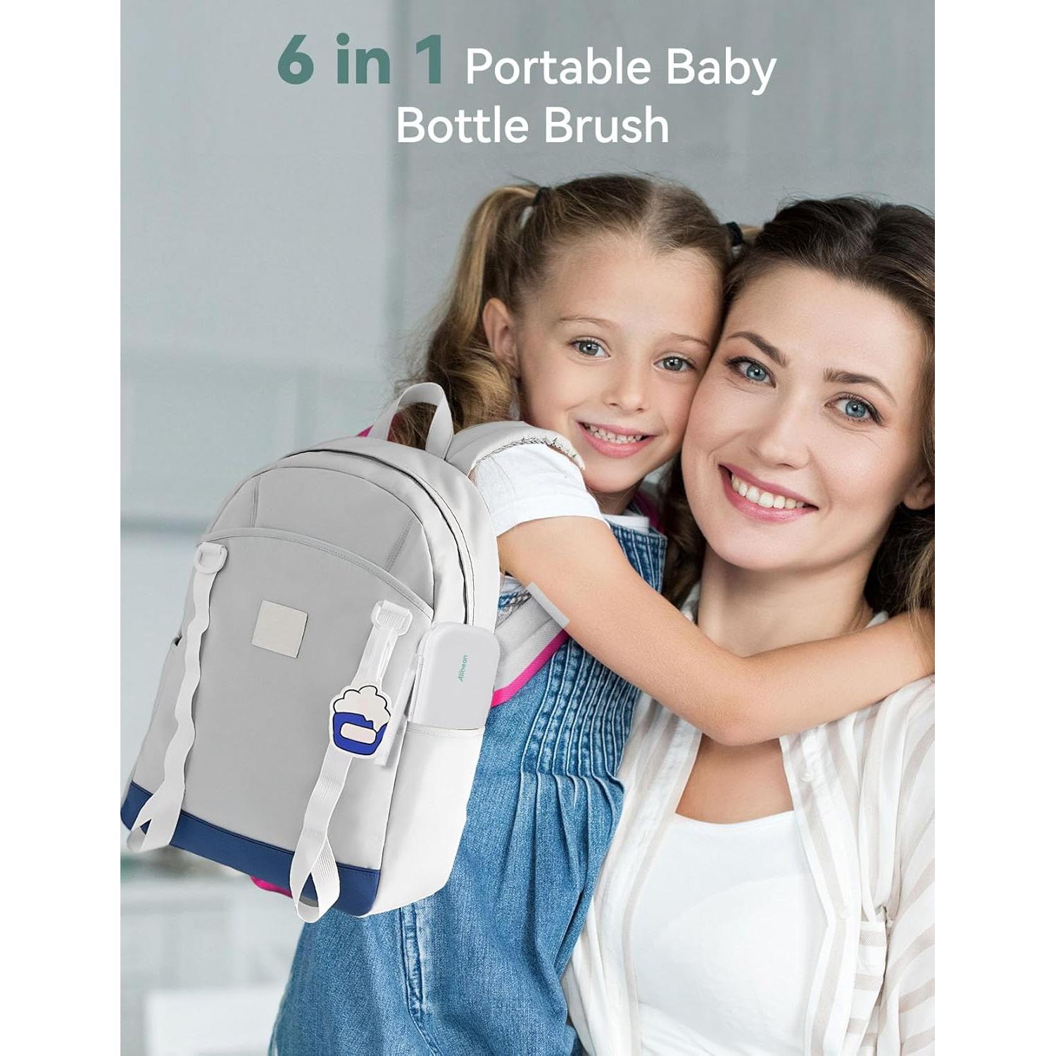 Kit de Cepillos de Silicona Allbean 6 en 1 para Bebés