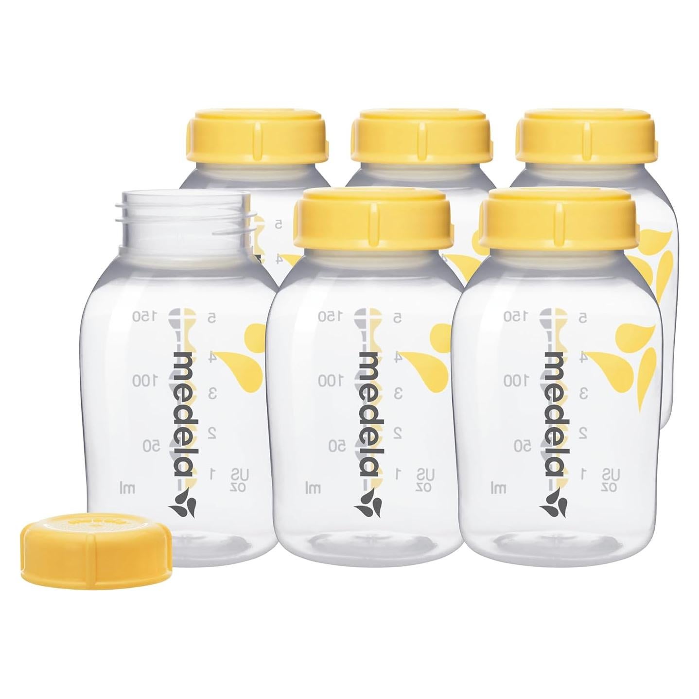 Botellas de Almacenamiento de Leche Materna Medela 150ml - Paquete de 6