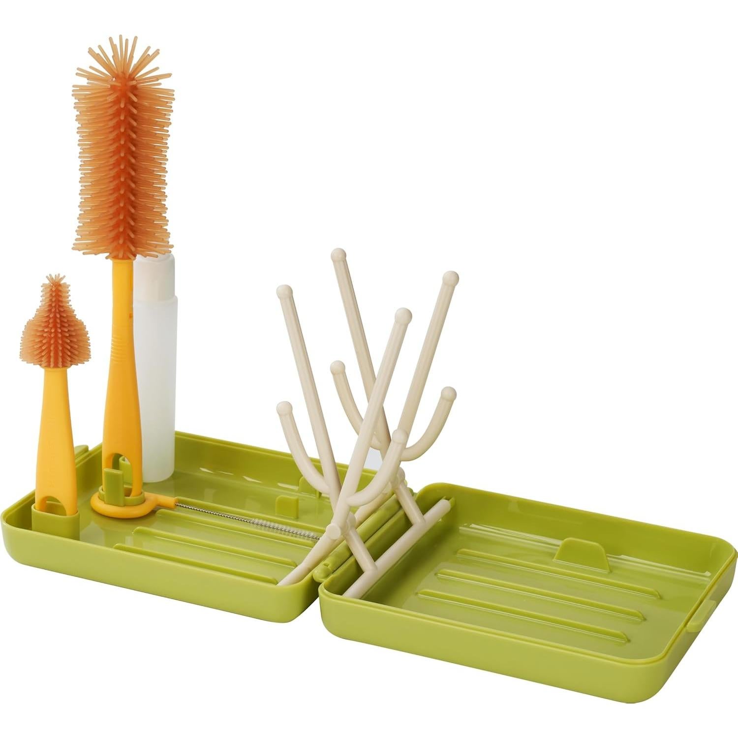 Kit de Limpieza de Botellas de Viaje Northway 7 en 1 Verde