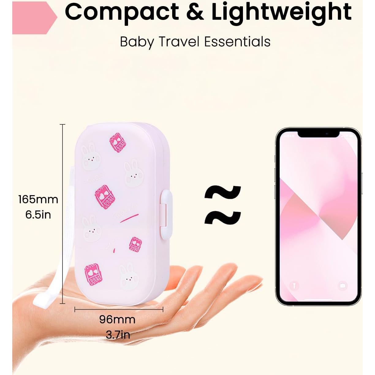 Kit de limpieza de biberones Ariseno 6 en 1 Rosa