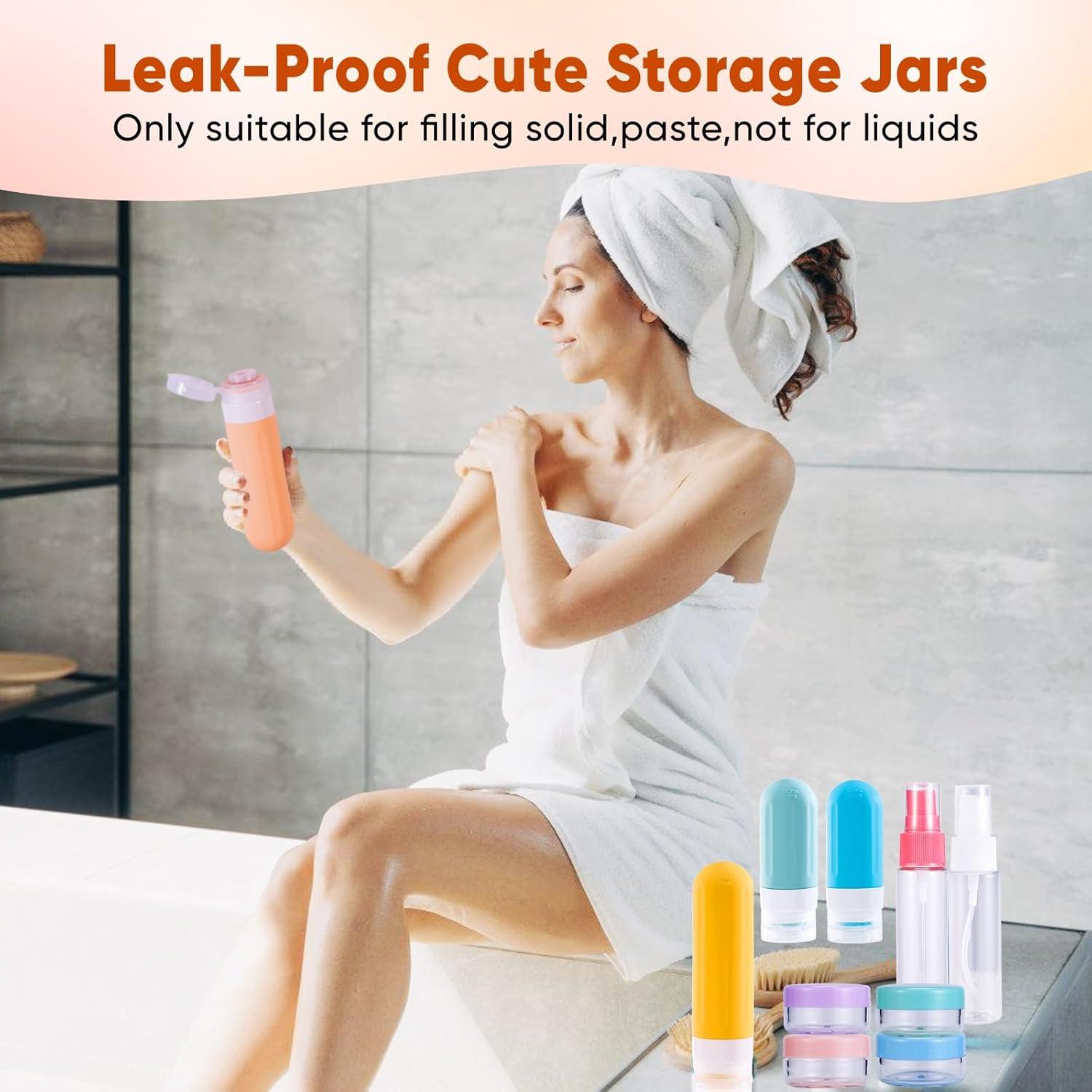 Kit de Botellas de Viaje Landisun 18 Piezas 88.7 ml A Prueba de Fugas