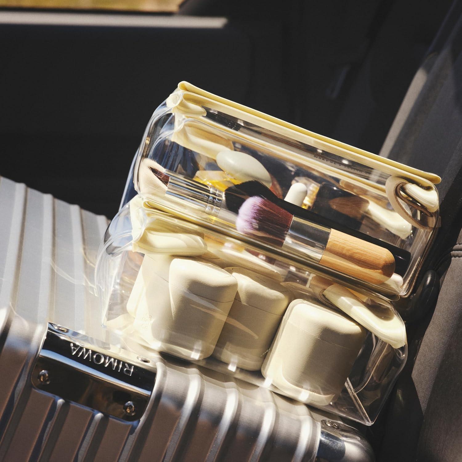 Set de Contenedores de Viaje Cadence - 4 Medianos 39.4ml y 3 Pequeños 16.8ml - A prueba de Fugas