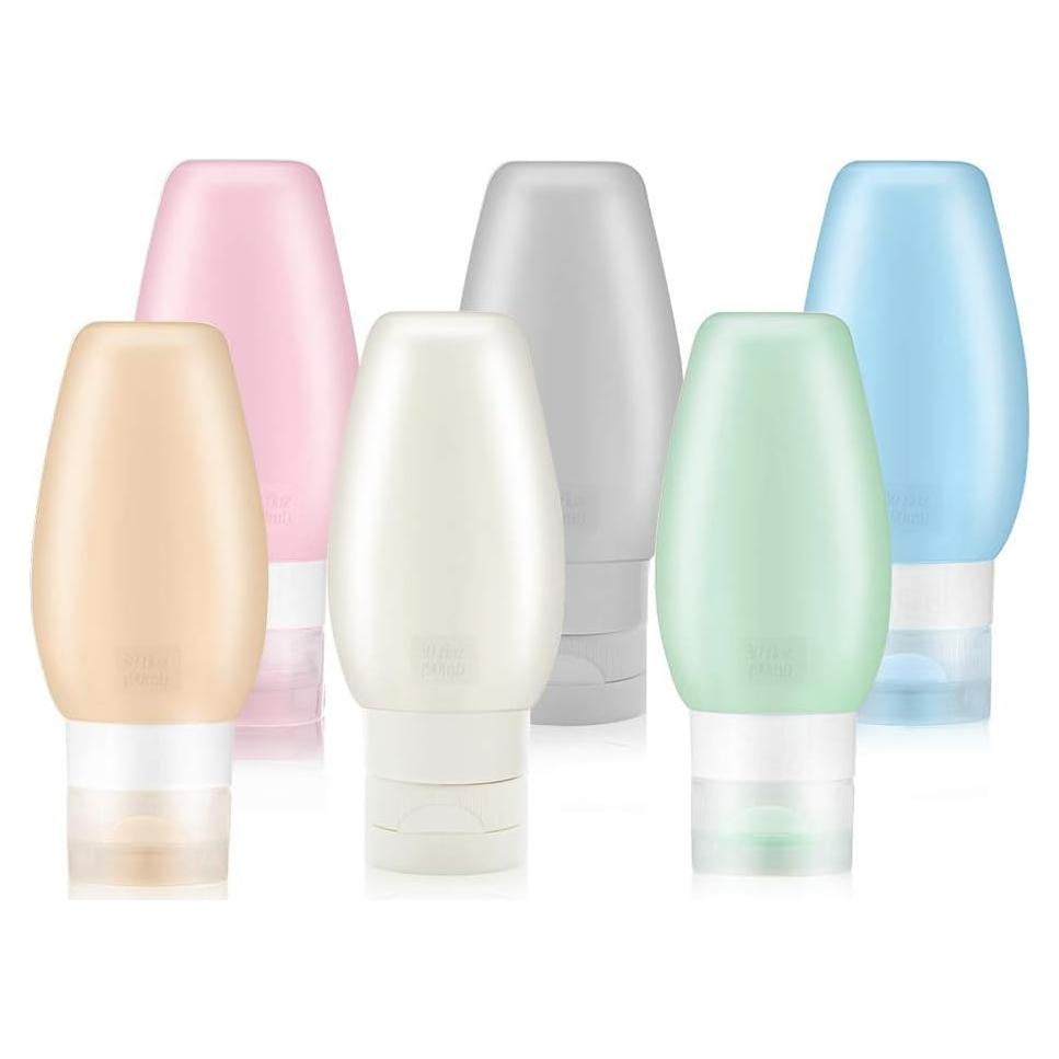 Botellas de Viaje YAMYONE 90ml Aprobadas por TSA - 6 Piezas