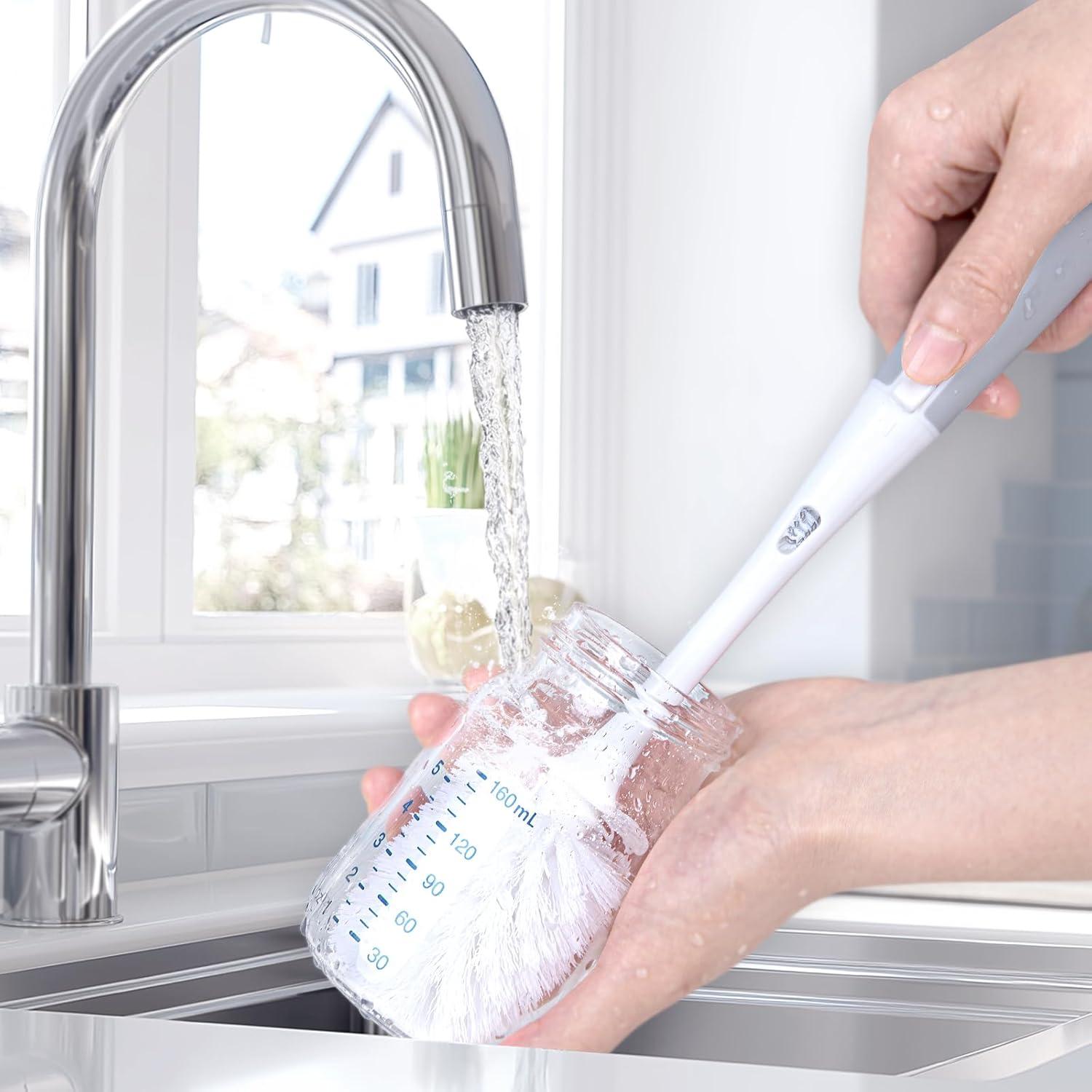 Kit de Limpieza de Botellas de Viaje Termichy 6 en 1 - Compacto y Portátil