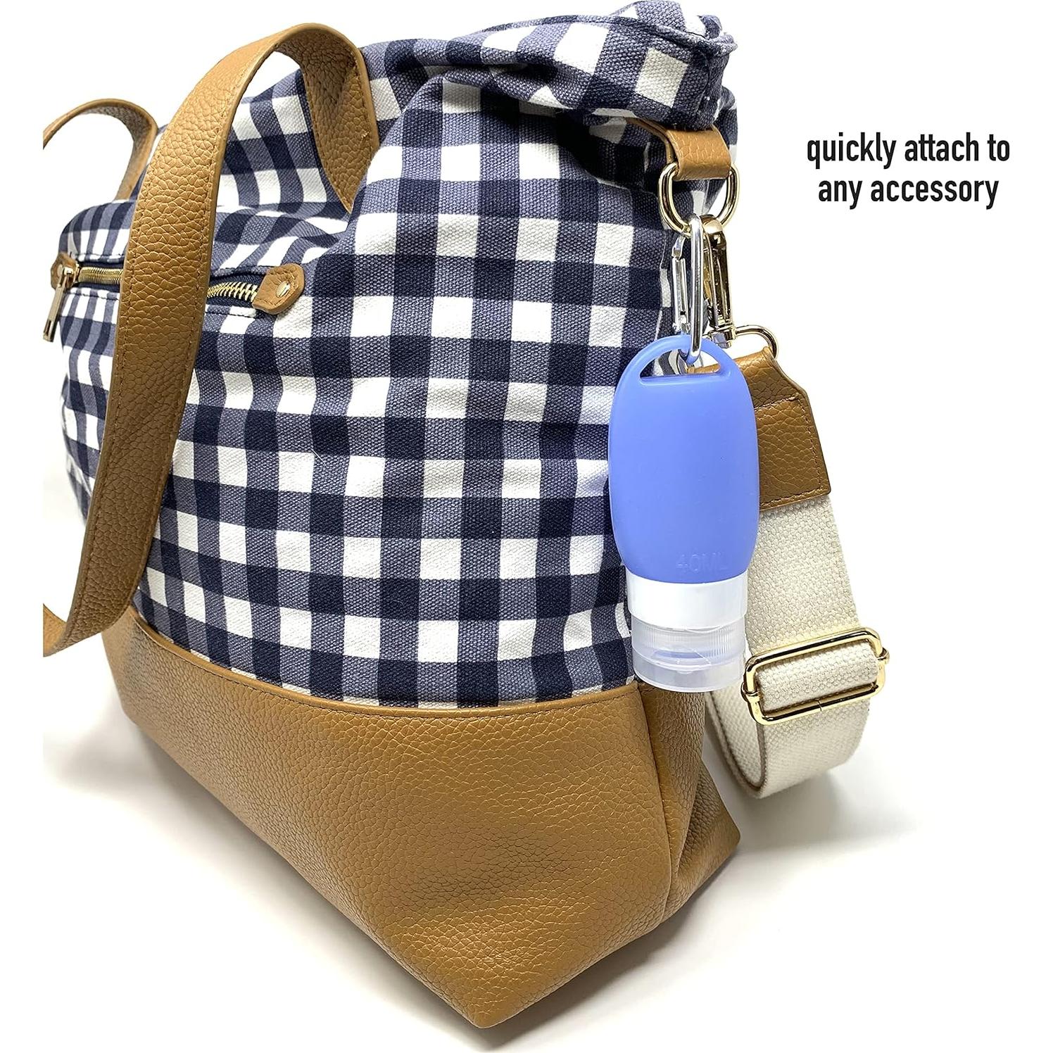 Juego de Botellas de Viaje Silicona Cruise On 4 Piezas 59ml 41ml