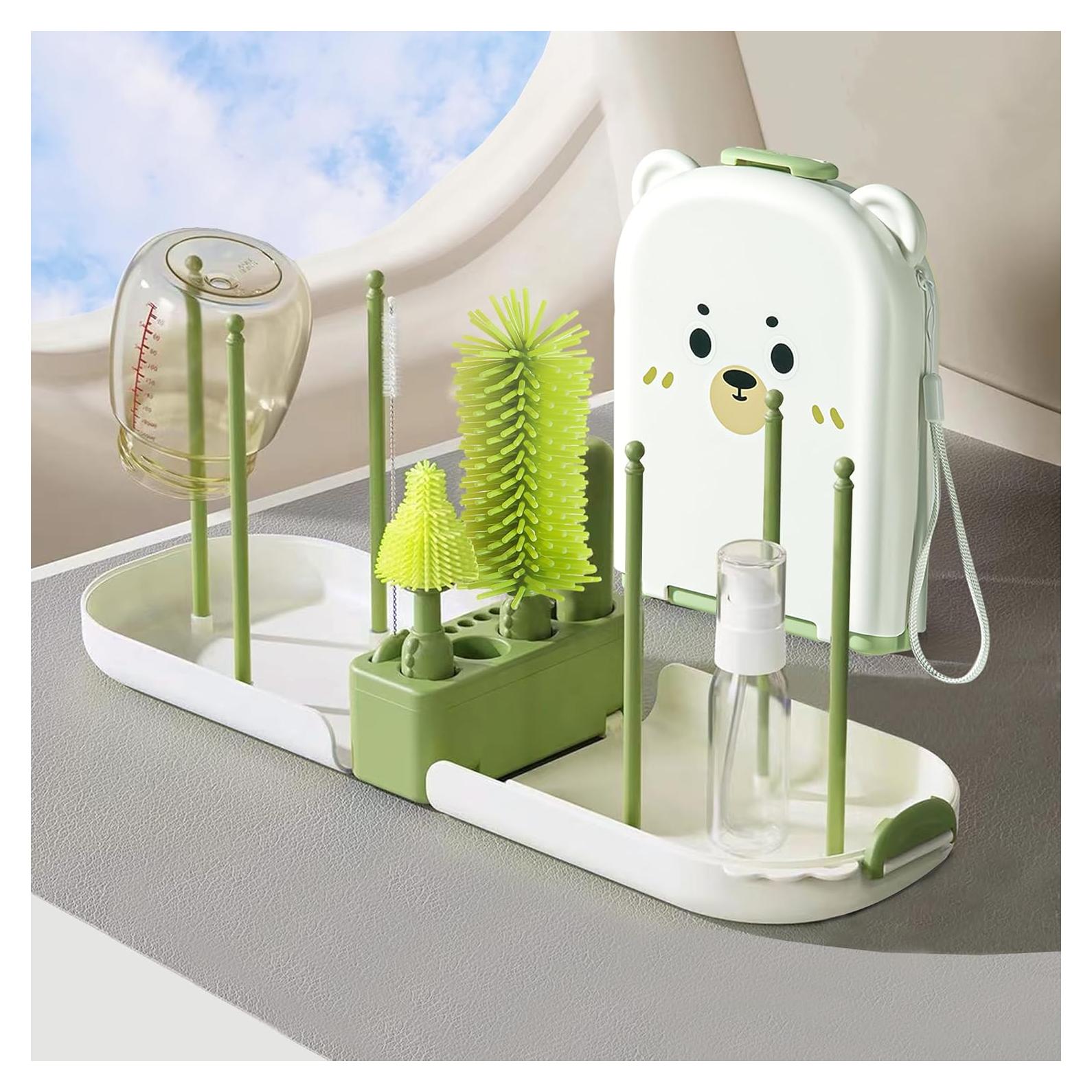 Kit Limpiador de Biberones 6 en 1 Snonerion Verde