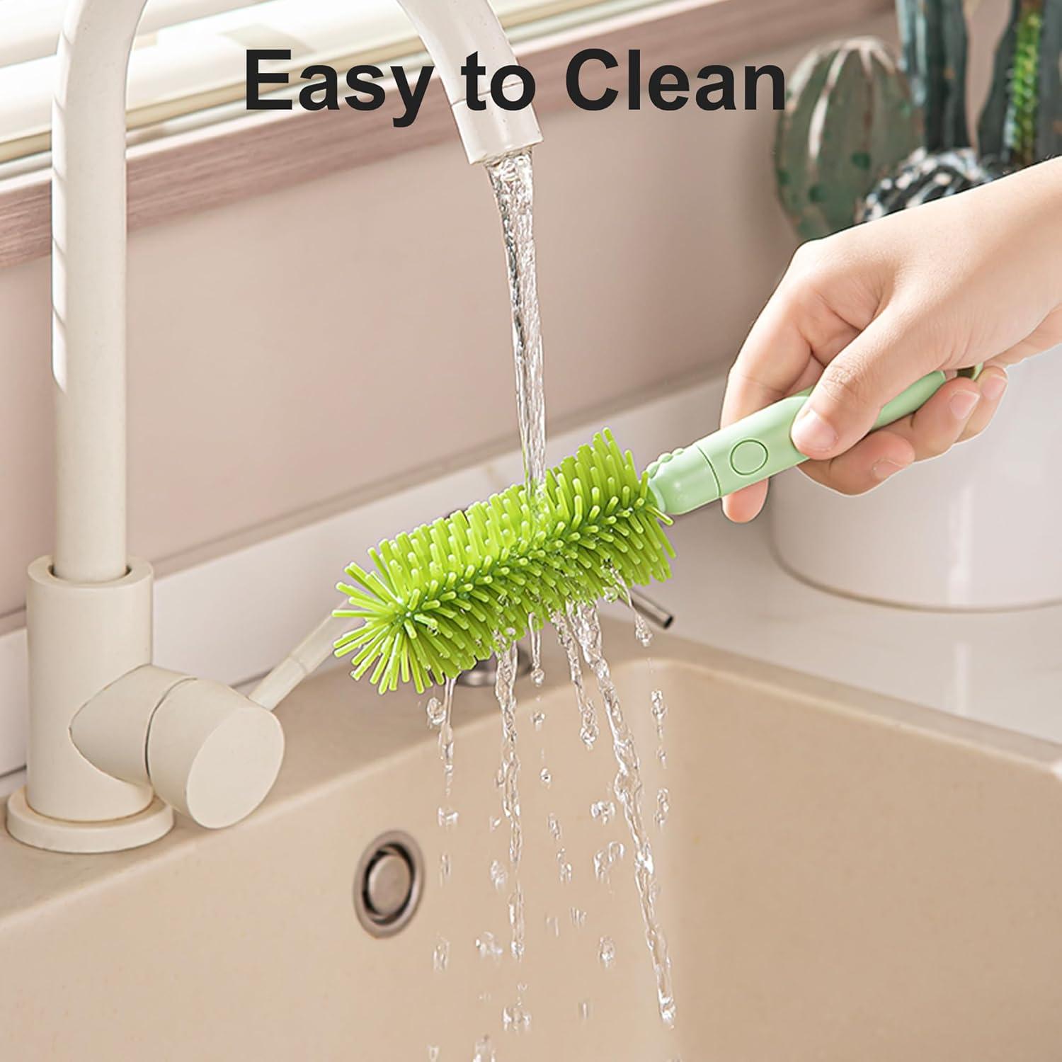 Kit Limpiador de Biberones 6 en 1 Snonerion Verde