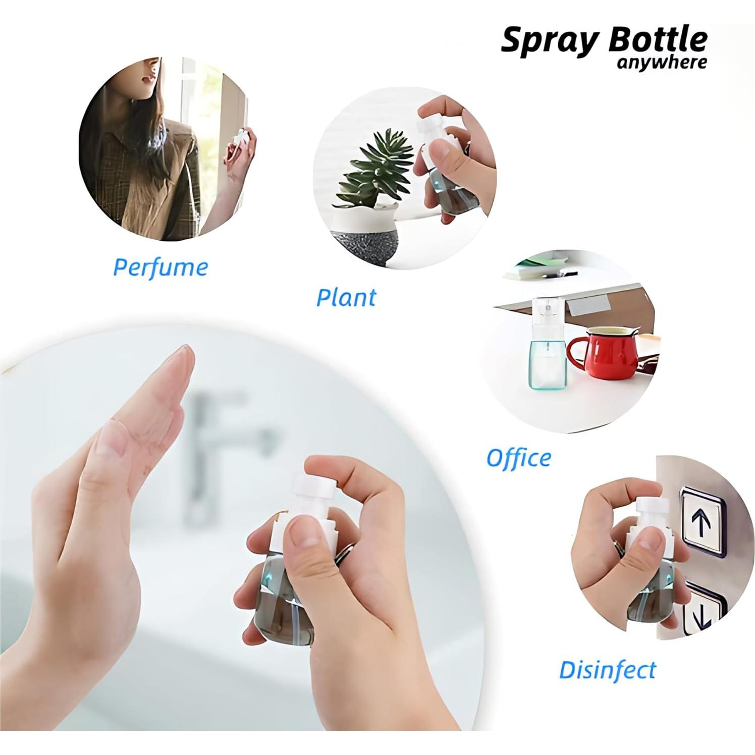 Paquete de 6 Botellas Spray Viaje 30ml QPCMV a Prueba de Fugas