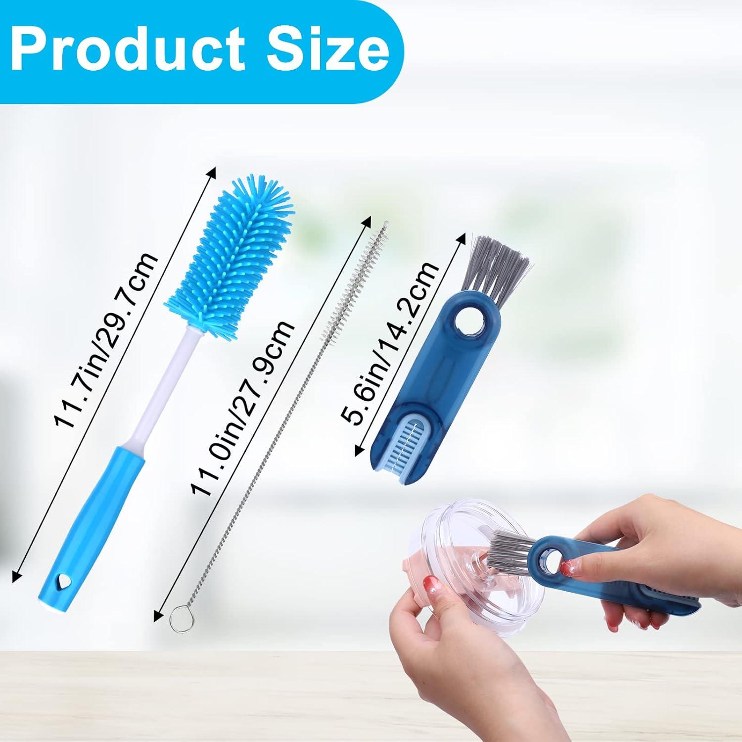 Kit de Cepillos Limpiadores XANGNIER para Botellas - 3 Piezas