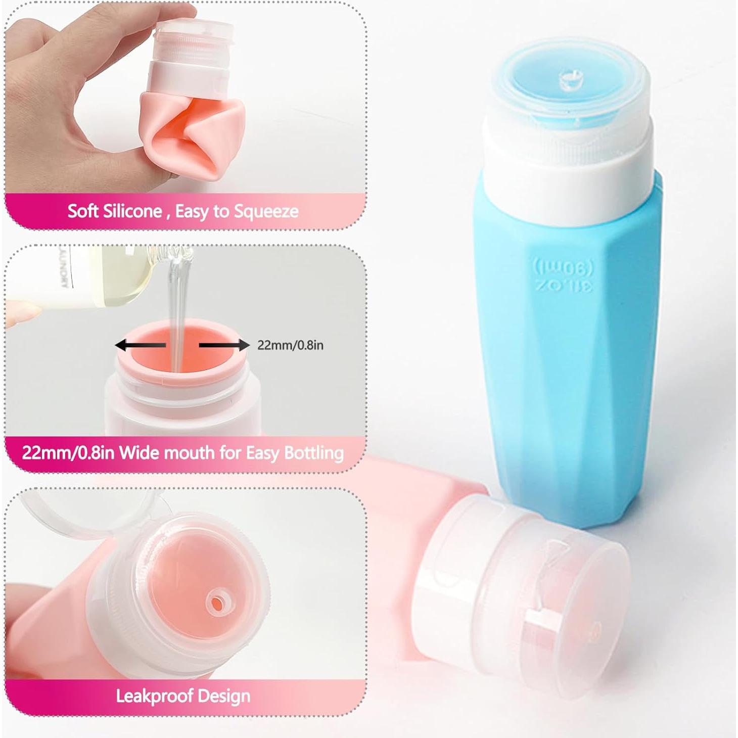 Set de Botellas de Viaje JARDÍN DE CARACOL 14 Piezas 90ml