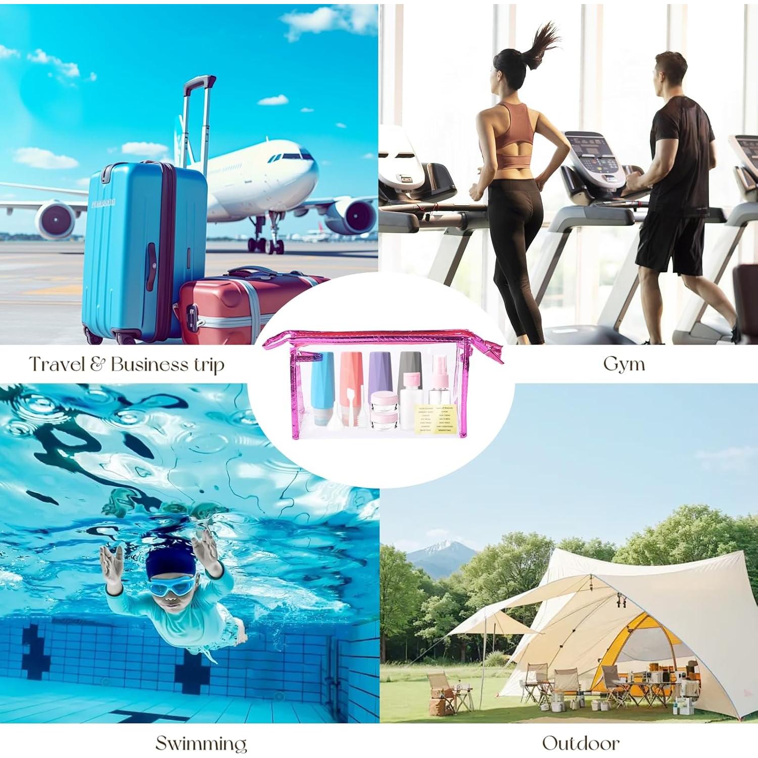 Set de Botellas de Viaje JARDÍN DE CARACOL 14 Piezas 90ml