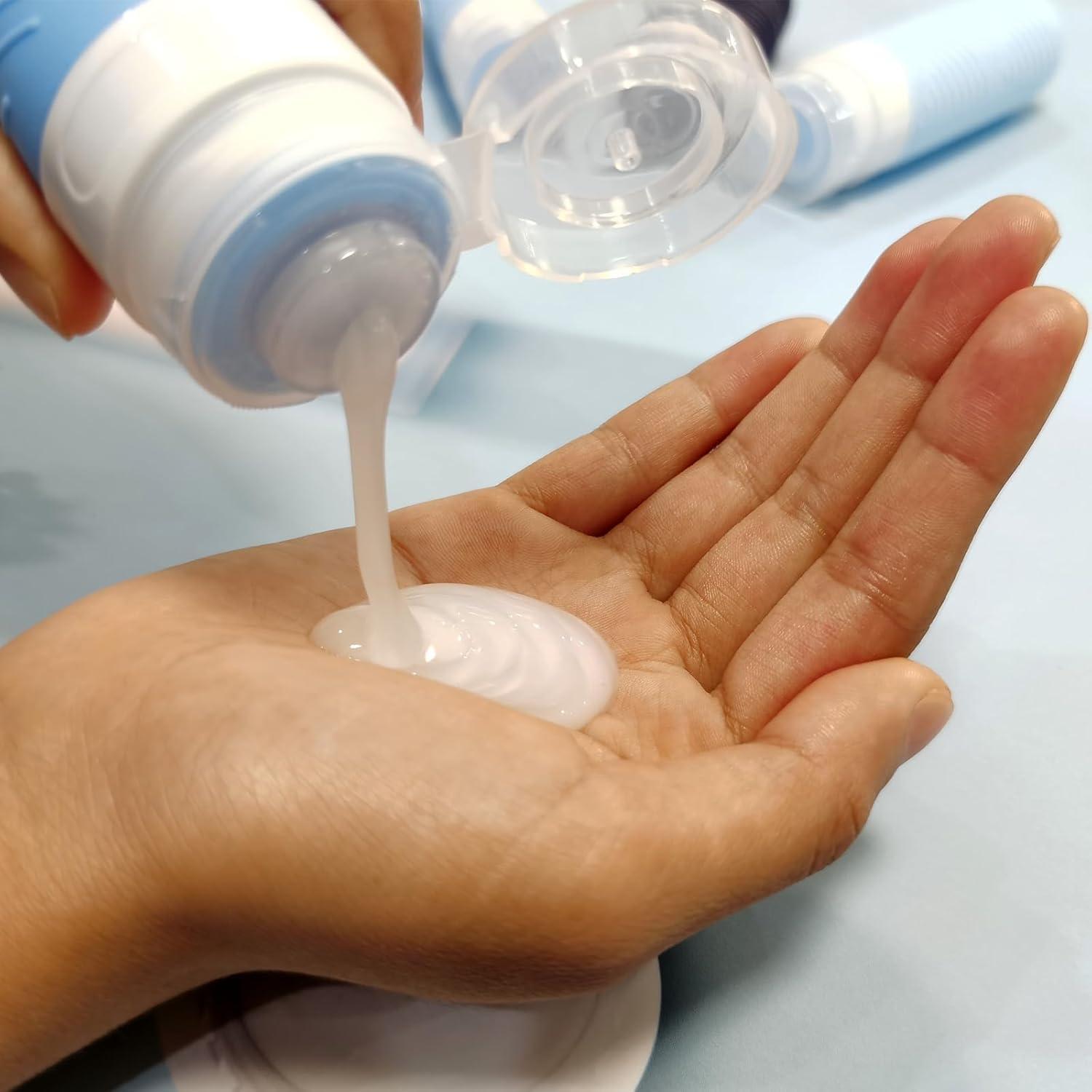 Botellas de Viaje PanLuoNais 3 Oz Silicona Aprobadas TSA