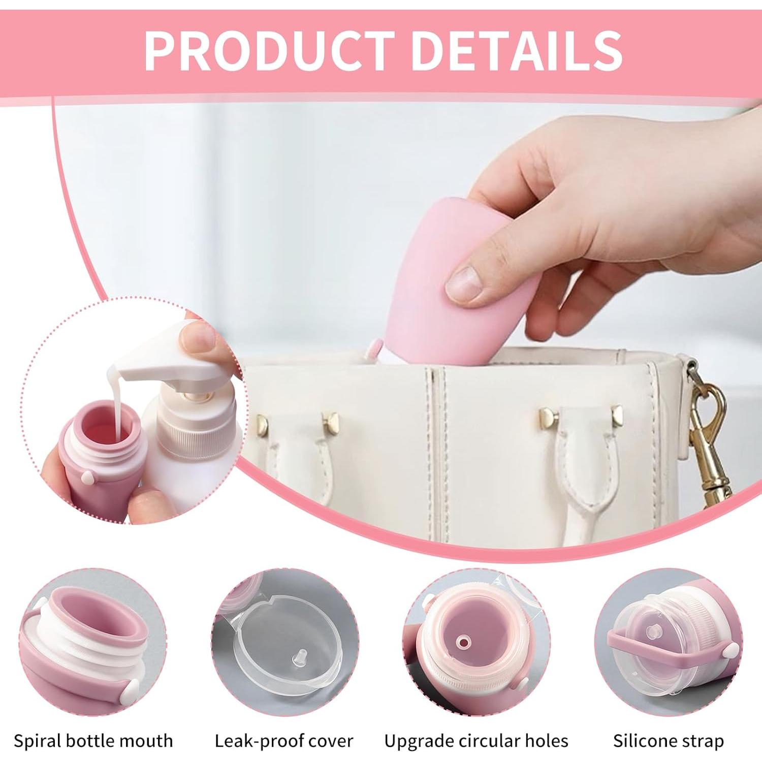 Paquete de 4 Botellas de Silicona 29.57ml Starfa Lab Viaje