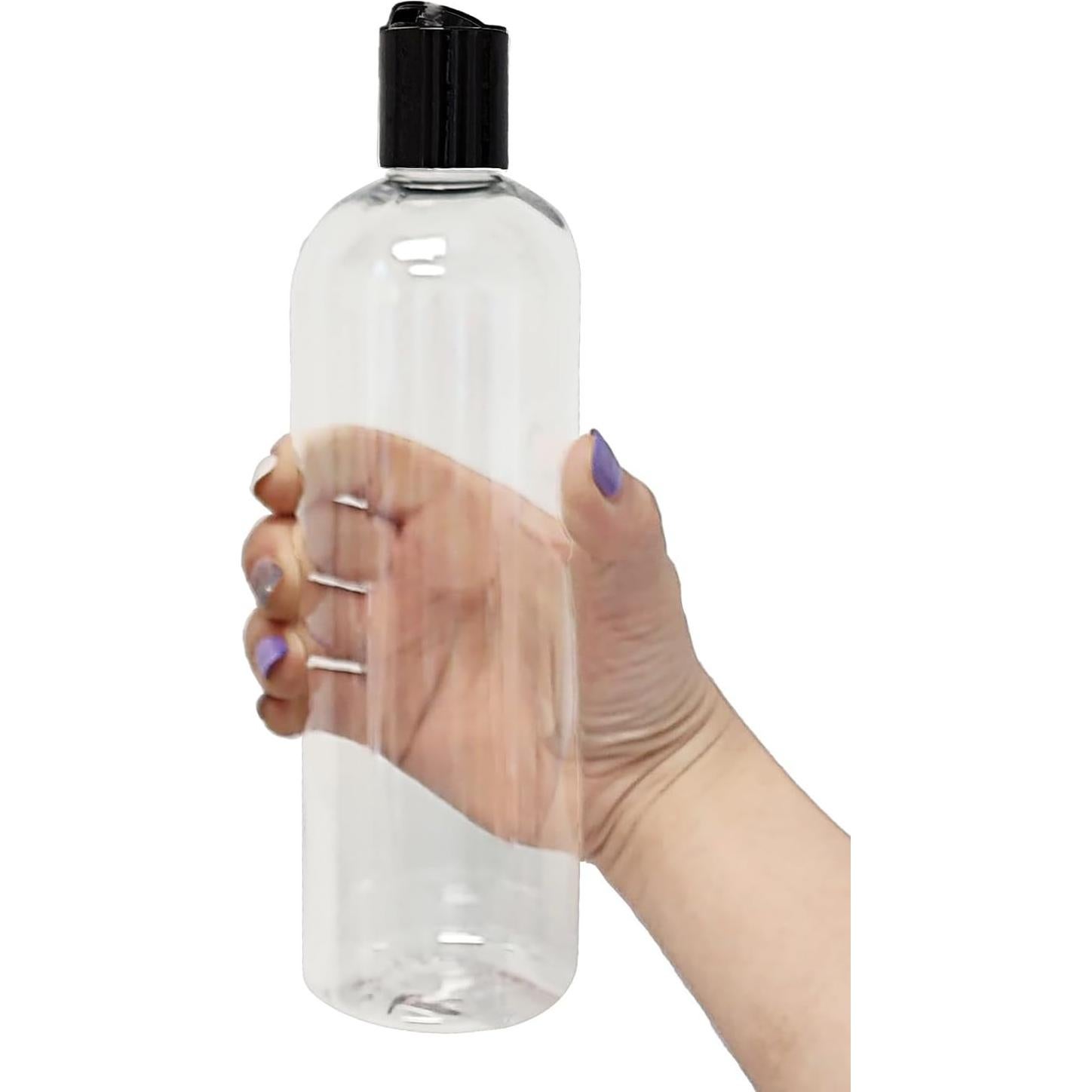 Botellas de Plástico Transparentes 473 ml ljdeals - Paquete de 2