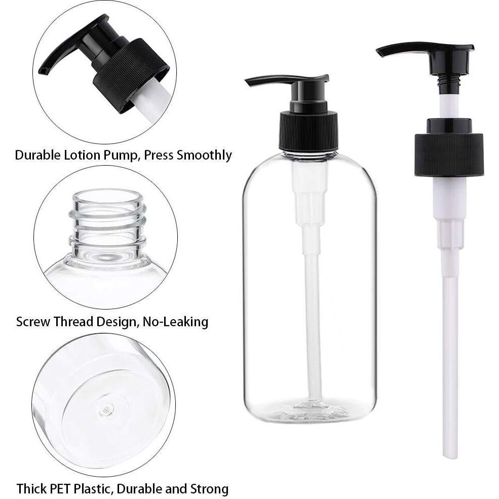 Botellas de Bomba de Plástico Vioetry 4 Paquetes 500ml