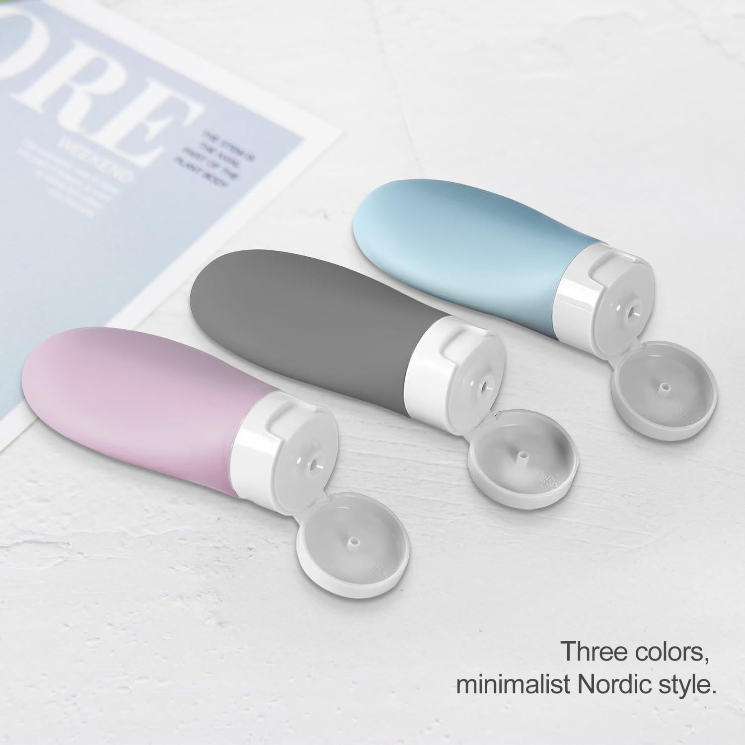 Juego de Botellas de Viaje FANVANAI 11 Piezas A Prueba de Fugas