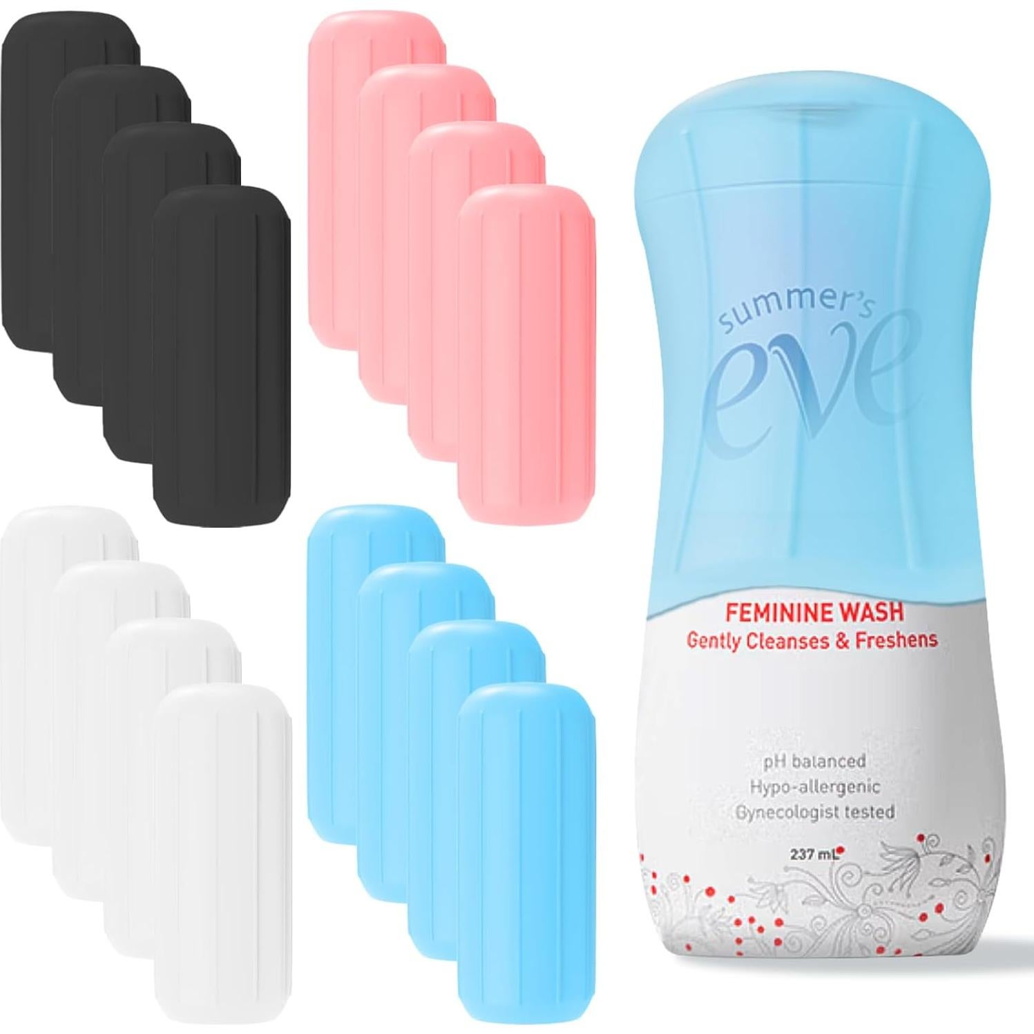 16 Fundas de Silicona a Prueba de Fugas Skyconser para Viaje