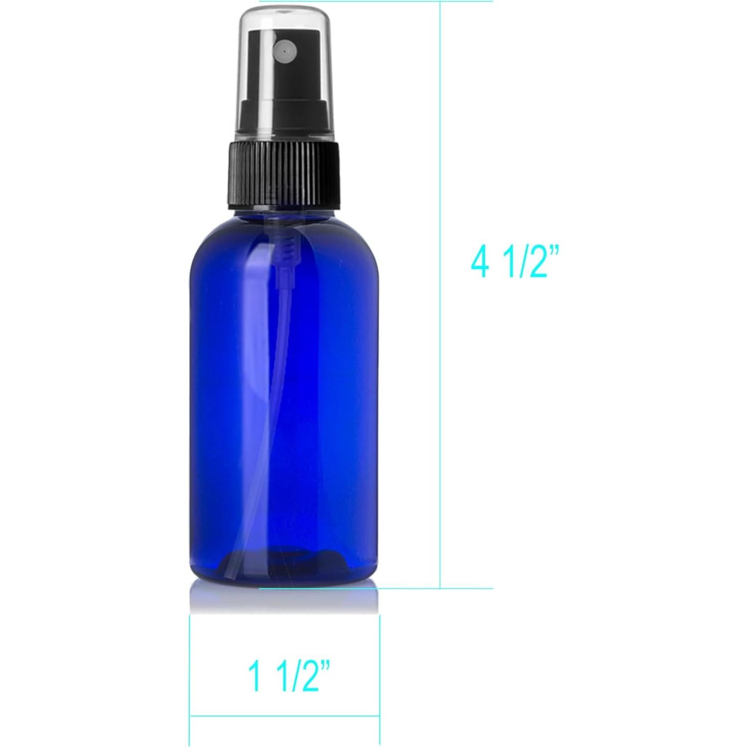 Botellas de Spray 2 oz ljdeals Azul Plástico Recargables