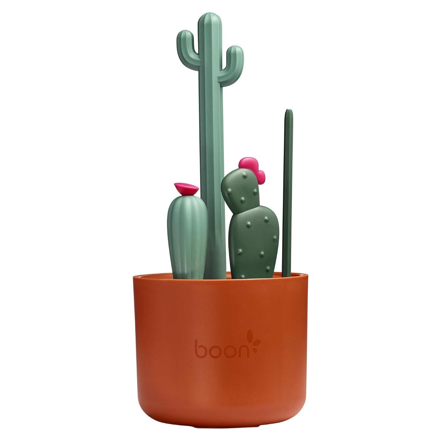 Juego de Cepillos de Limpieza Boon Cacti - 4 Piezas Terracota