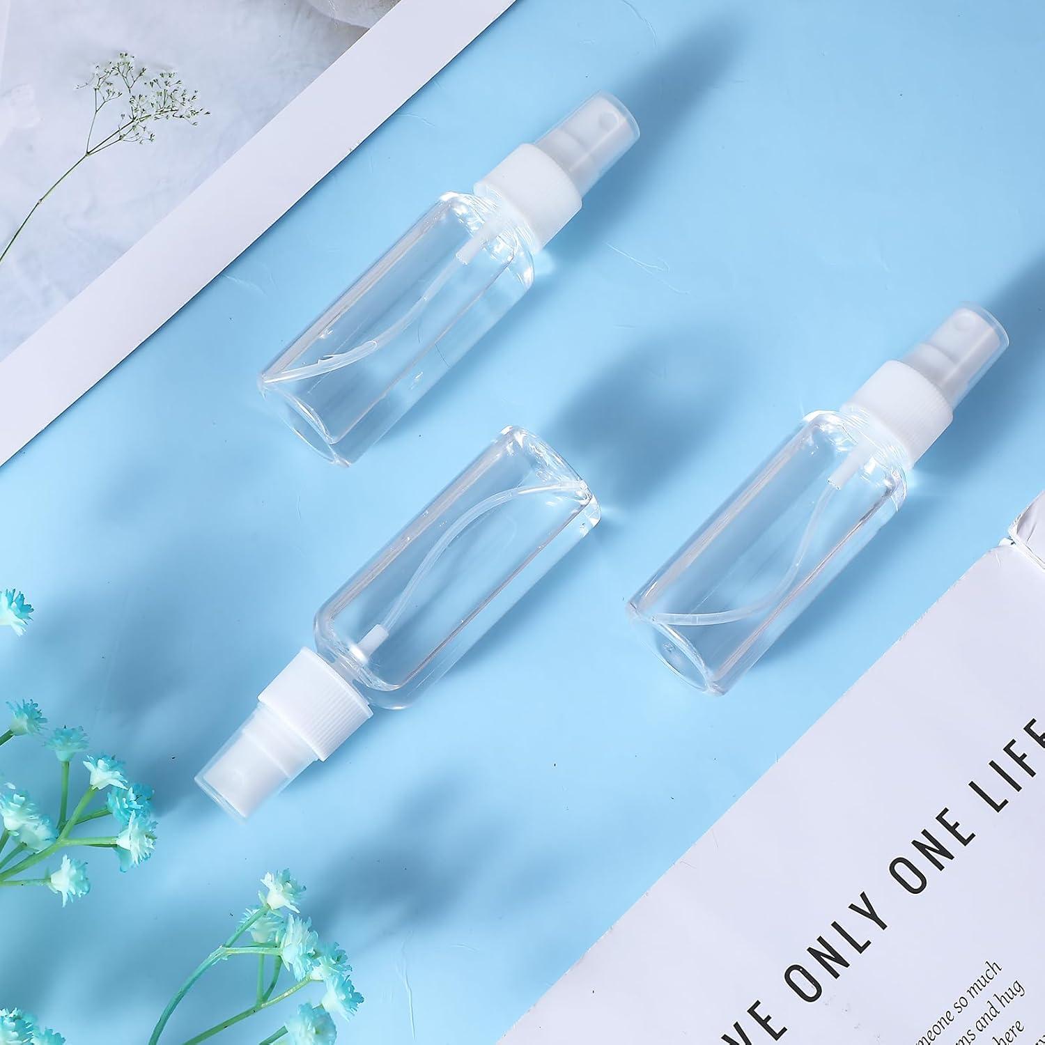 Set de 10 Botellas de Spray 50ml Qianyu Transparentes