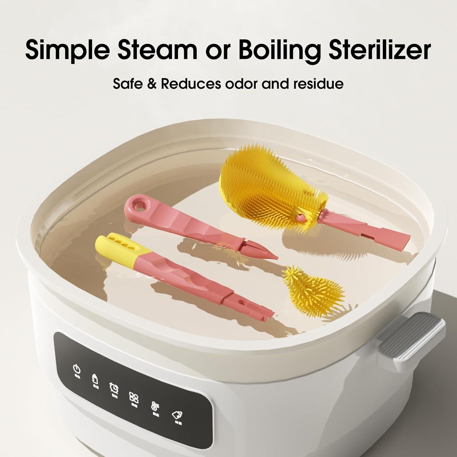 Juego de Cepillos para Botellas Gulsmami 7 en 1 Rosa