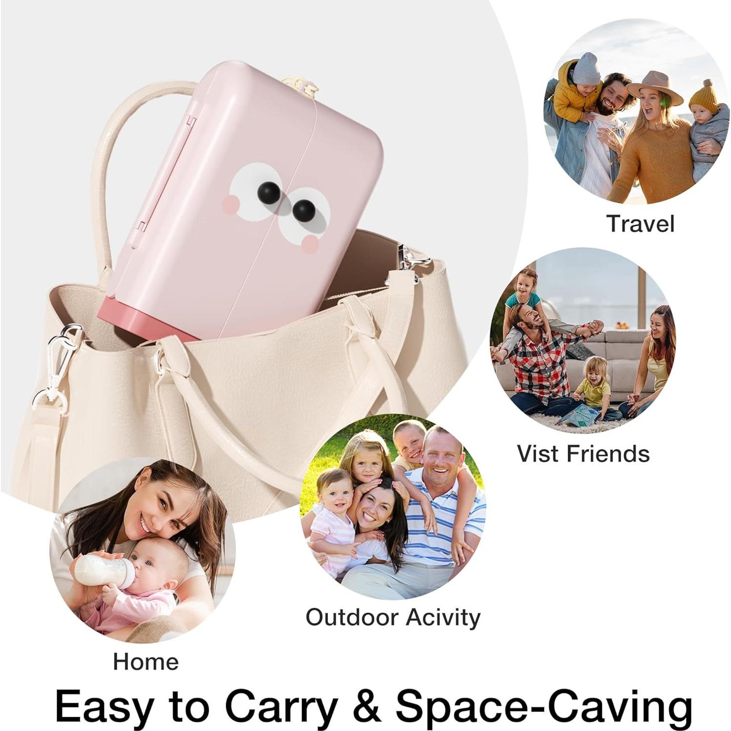 Juego de Cepillos para Botellas Gulsmami 7 en 1 Rosa