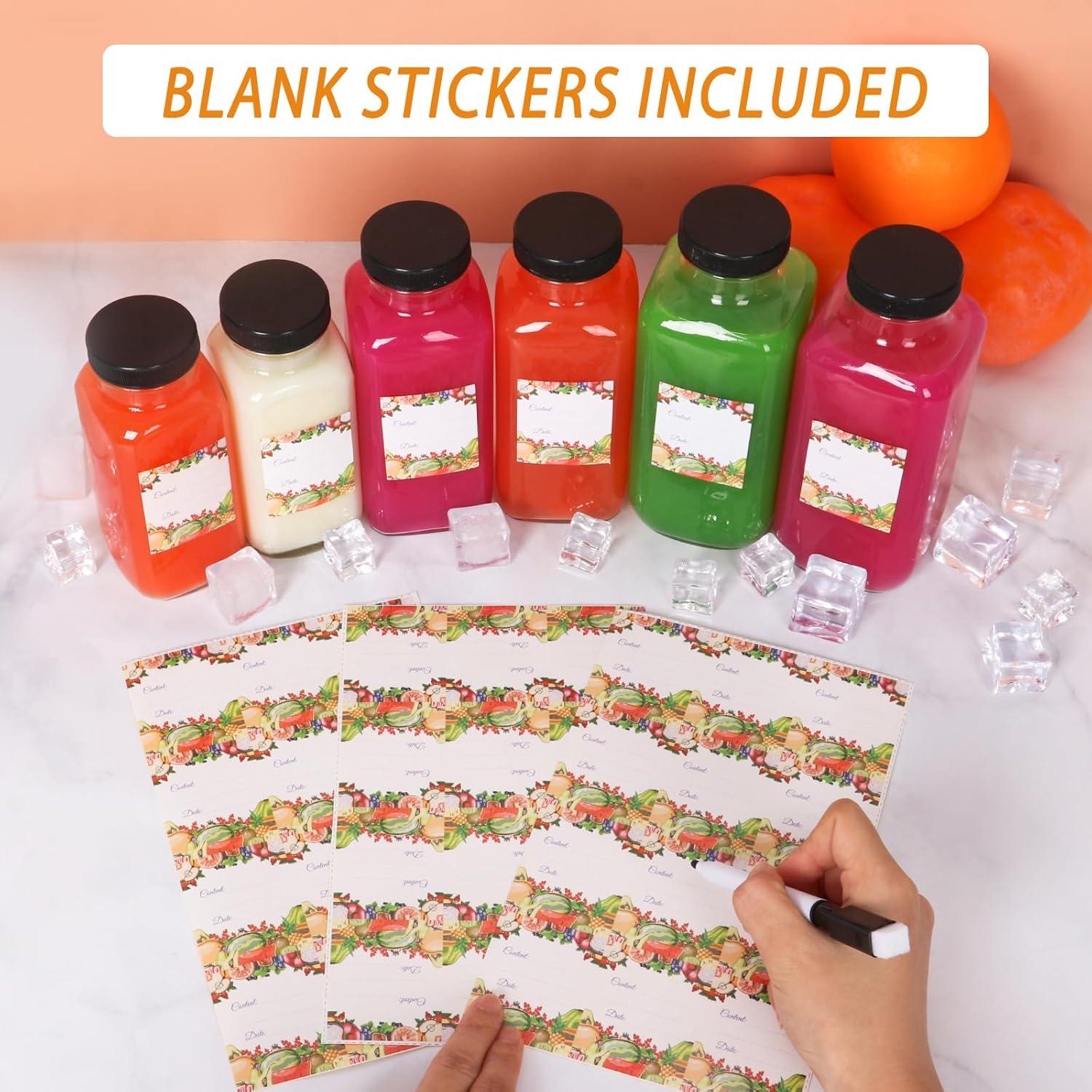 Botellas de Vidrio AuroTrends 360ml Set de 3 con Tapas