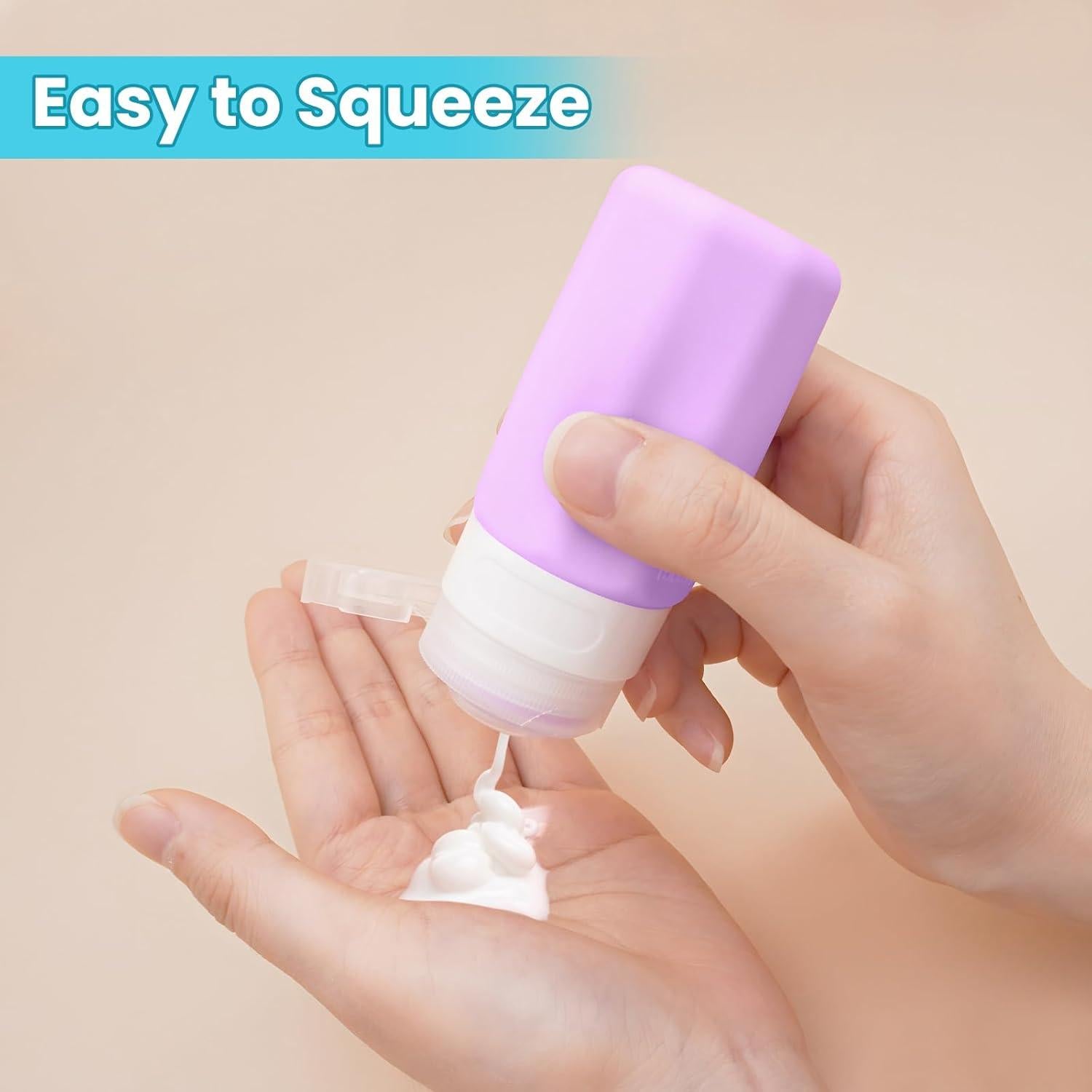 Botellas de Viaje Silicona Ruinovate 59 ml 5 Piezas Multi-color